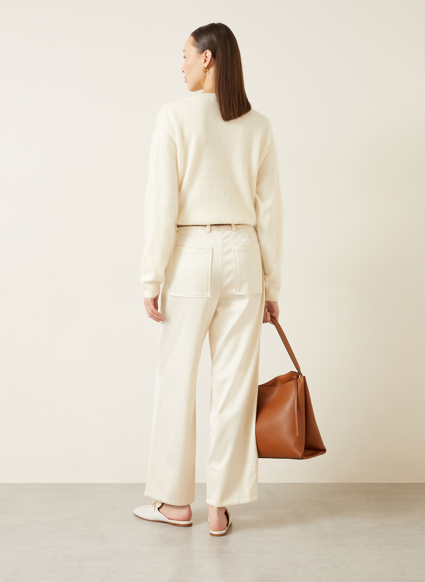 IRIS von ARNIM Pullover SYLVANA aus Cashmere: CREME