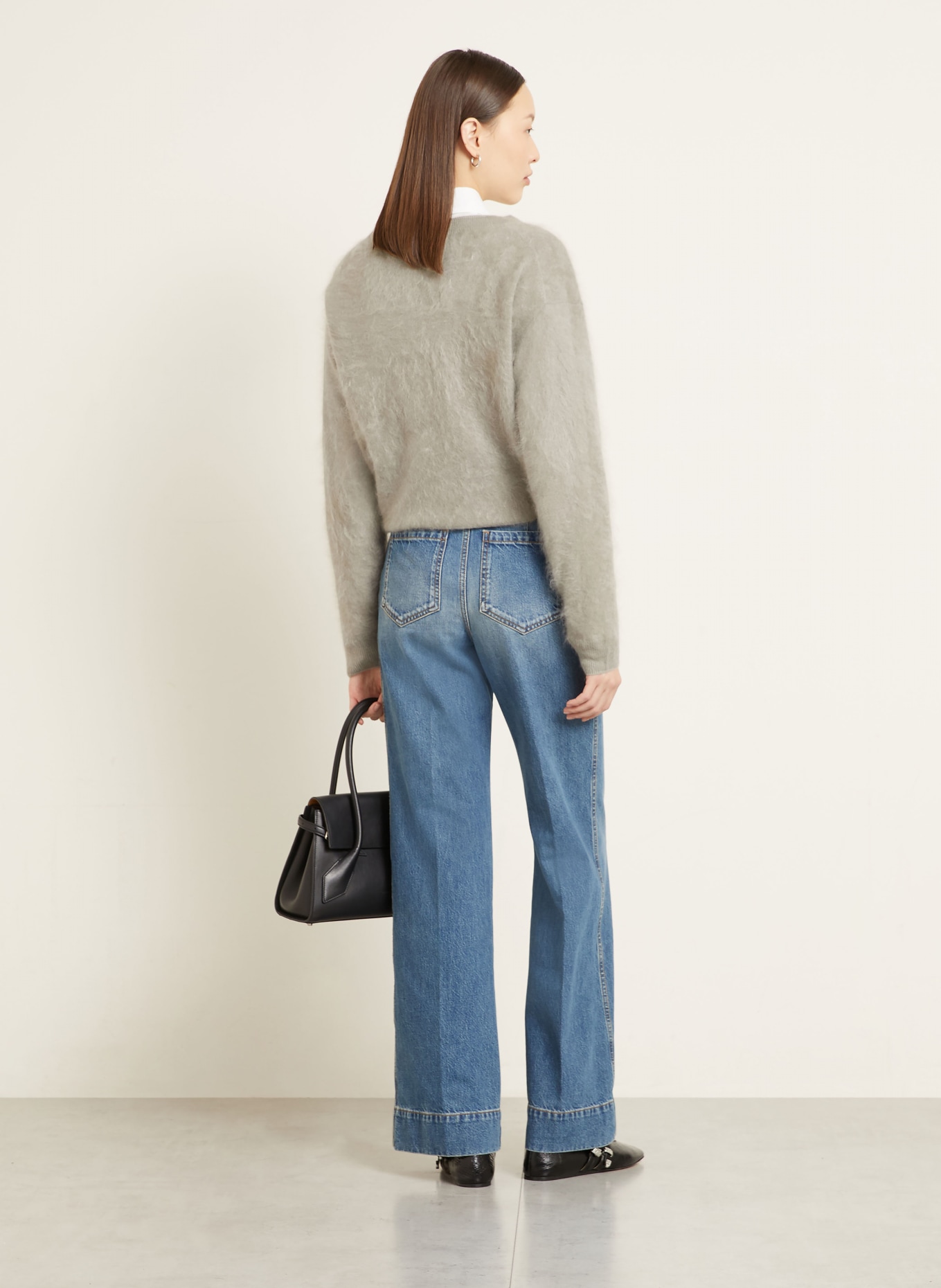 IRIS von ARNIM Pullover SYLVANA aus Cashmere: GRAU