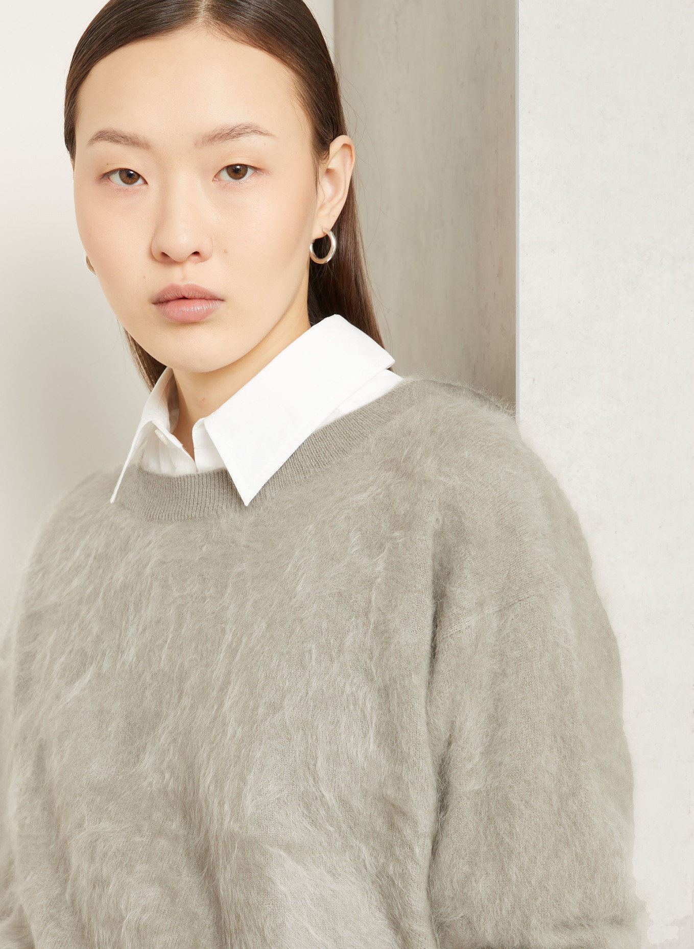 IRIS von ARNIM Pullover SYLVANA aus Cashmere: GRAU