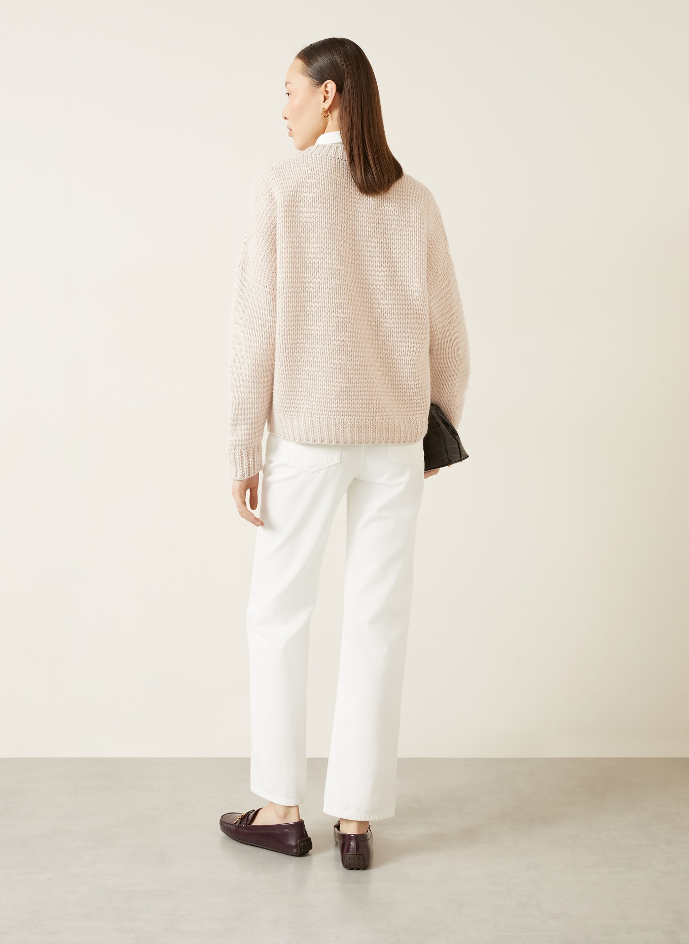 IRIS von ARNIM Cashmere-Pullover MAGNOLIE: ECRU