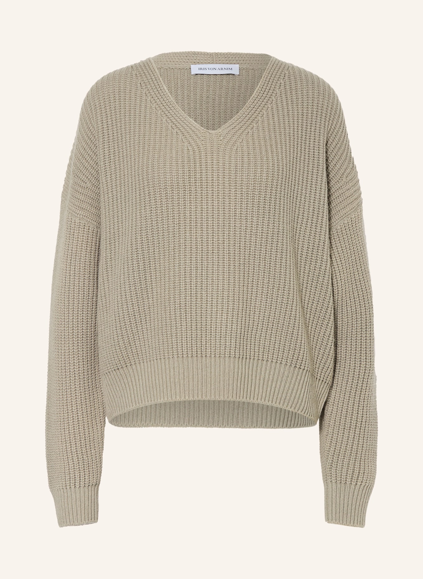 IRIS von ARNIM Pullover GARDENIA aus Cashmere: KHAKI