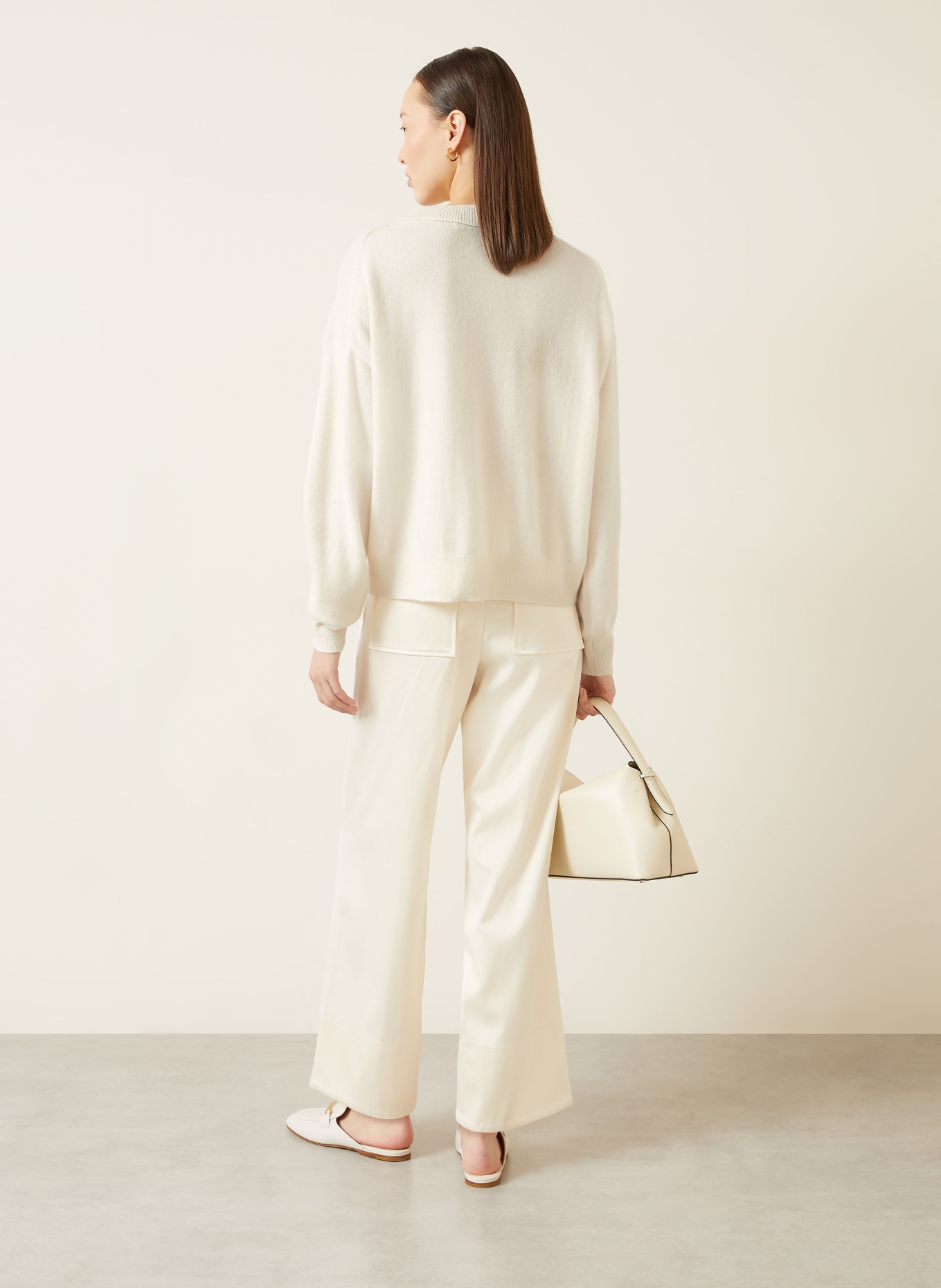 IRIS von ARNIM Pullover ORCHIDEE mit Cashmere: CREME