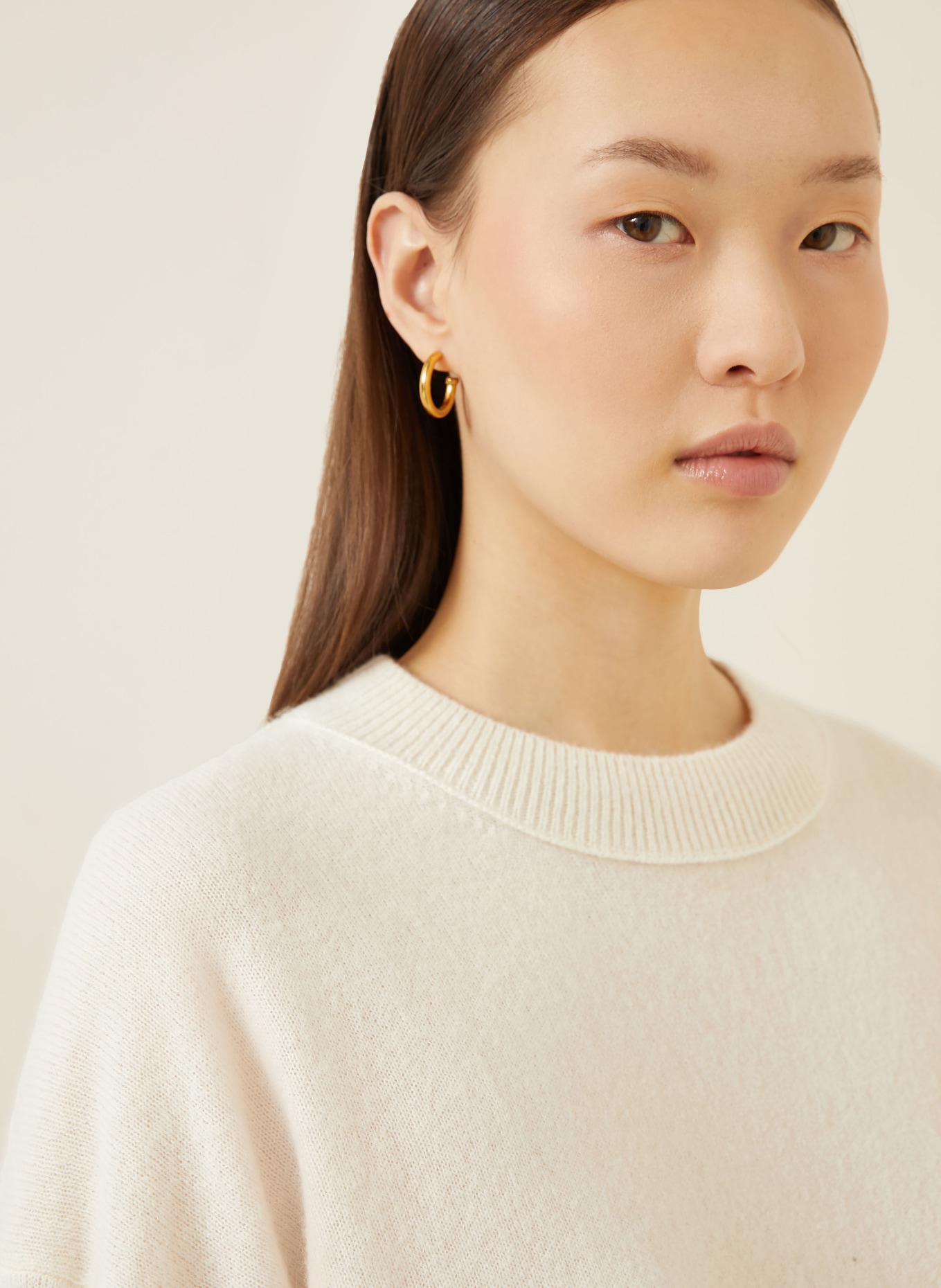 IRIS von ARNIM Pullover ORCHIDEE mit Cashmere: CREME