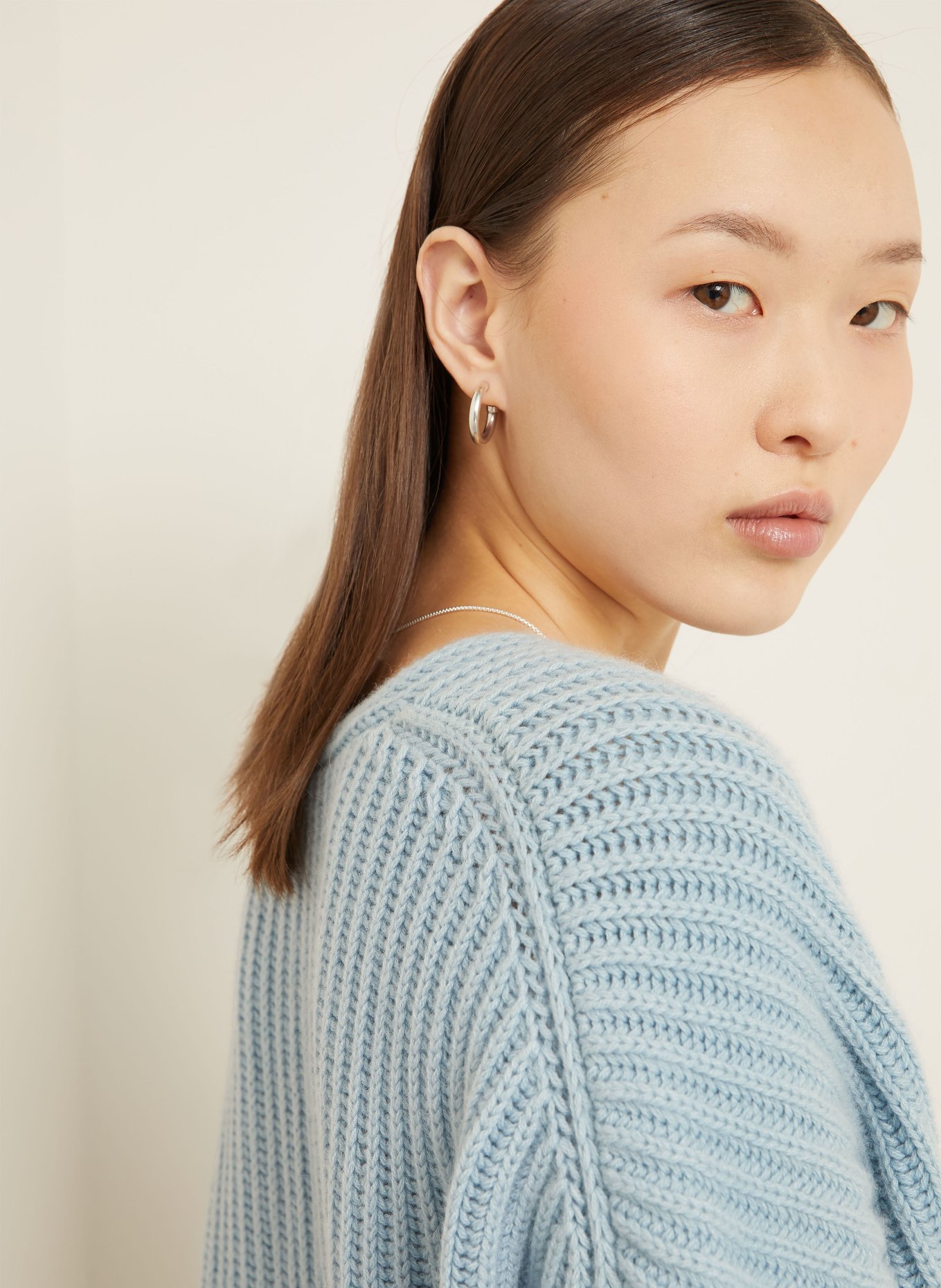 IRIS von ARNIM Sweter z kaszmiru AMARANTHA: JASNONIEBIESKI