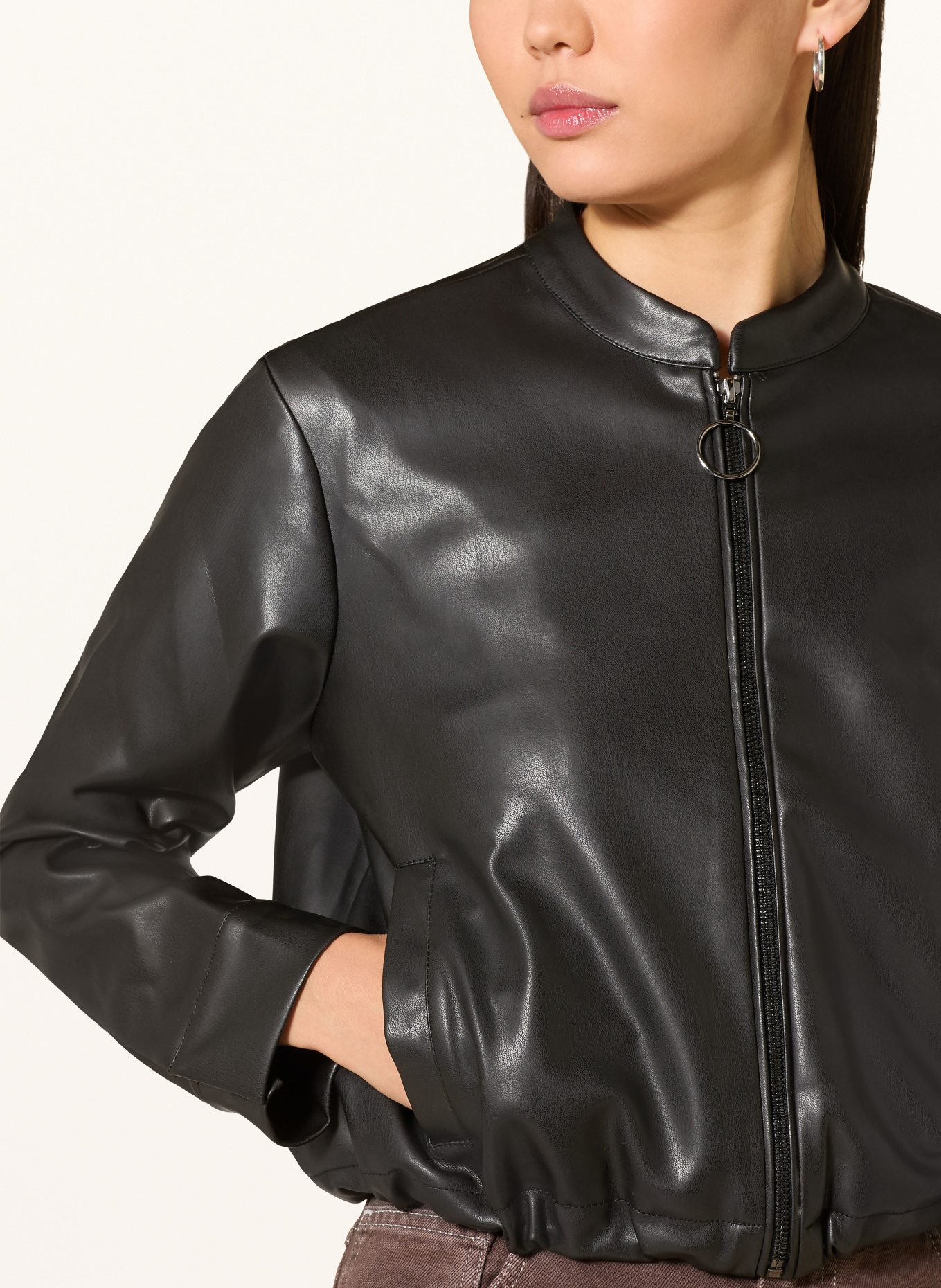 darling harbour Jacke in Lederoptik: BLACK