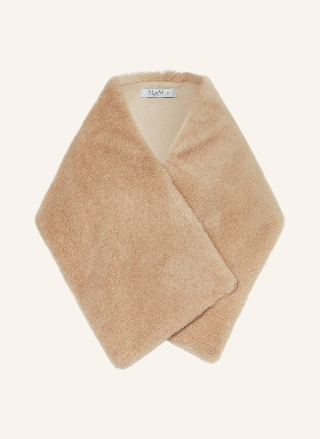 Max Mara Teddyfell-Stola LAUTO mit Alpaka: CAMEL