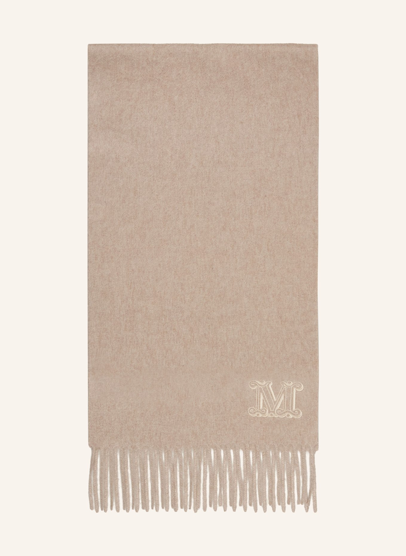 Max Mara cashmere scarf: BEIGE