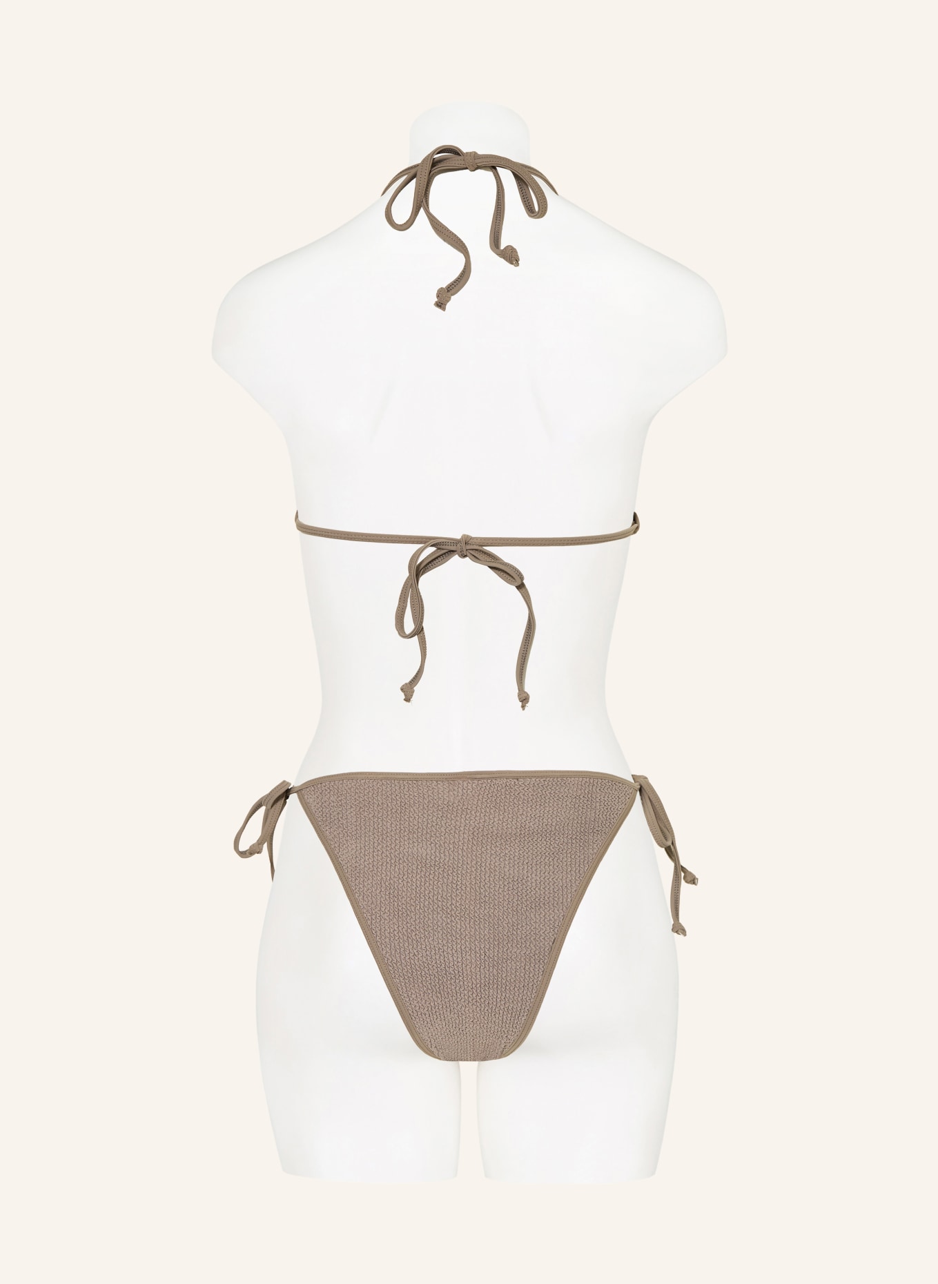 sorbet island ARIA triangle bikini: LIGHT GRAY