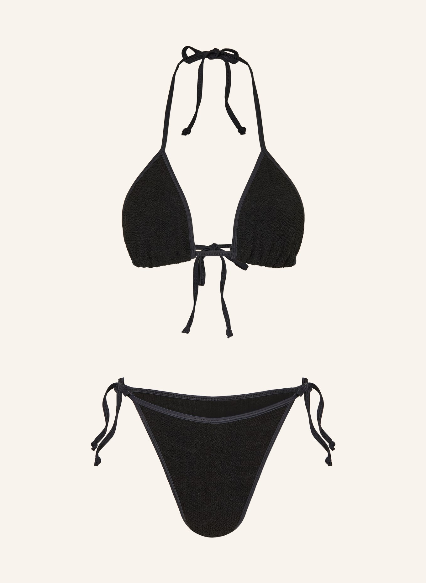 sorbet island ARIA triangle bikini: BLACK