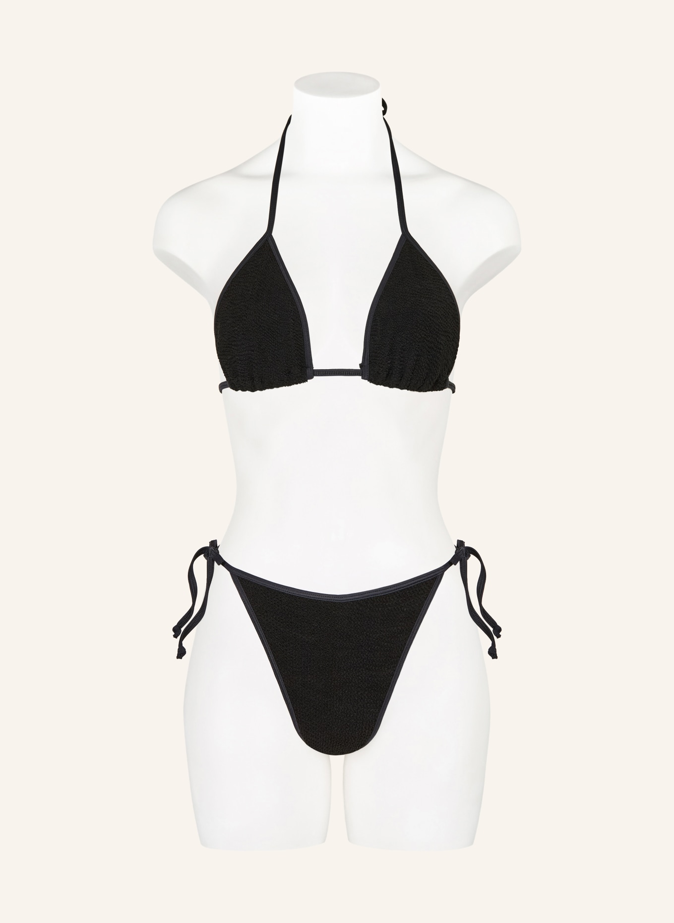 sorbet island ARIA triangle bikini: BLACK