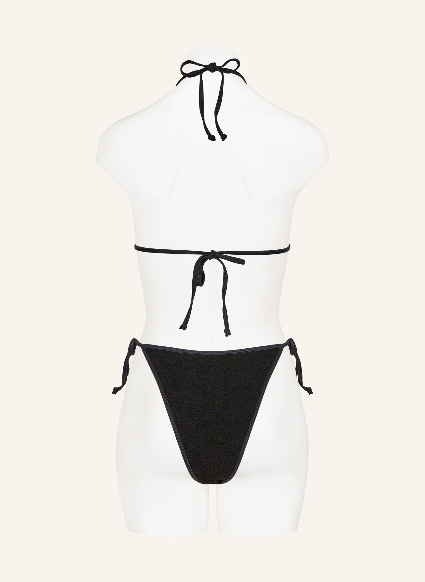 sorbet island ARIA triangle bikini: BLACK