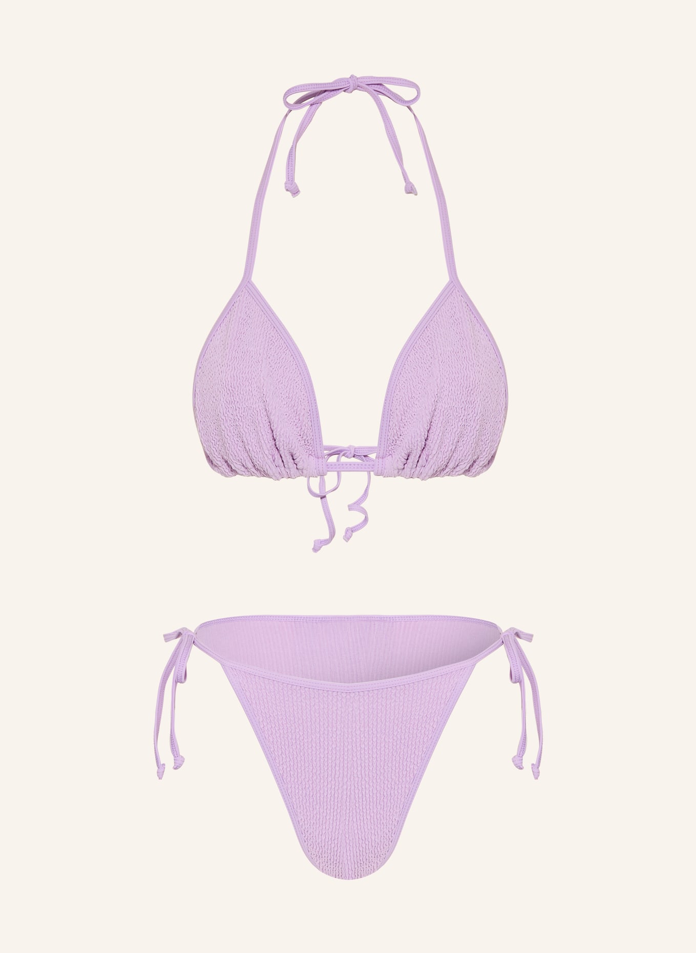sorbet island ARIA triangle bikini: LIGHT PURPLE