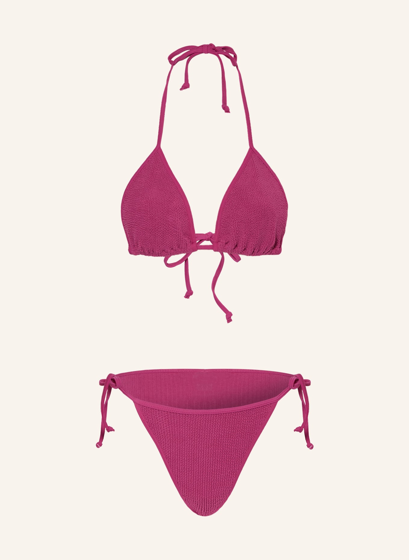 sorbet island ARIA triangle bikini: FUCHSIA