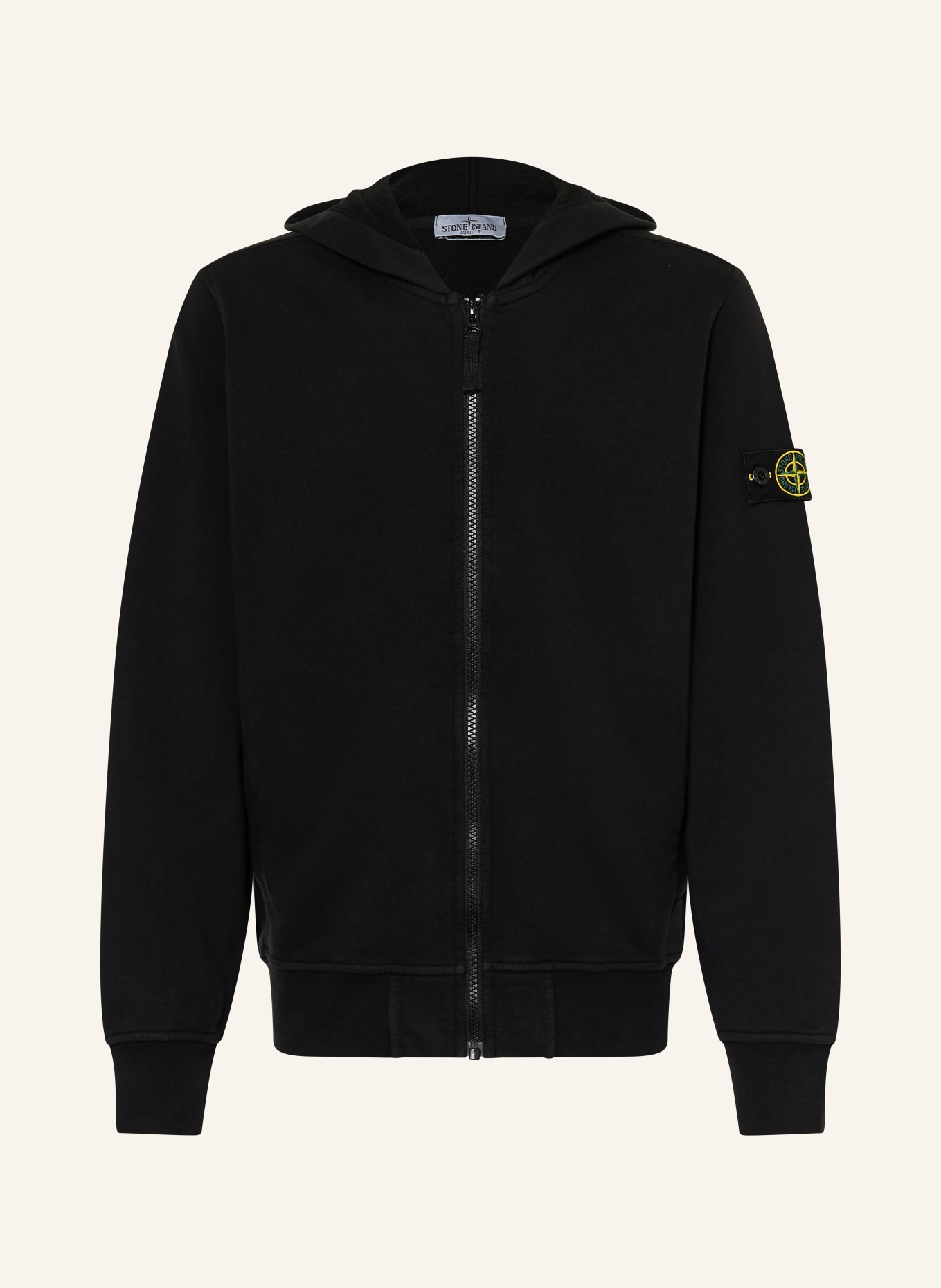 STONE ISLAND JUNIOR mikina: ČERNÁ