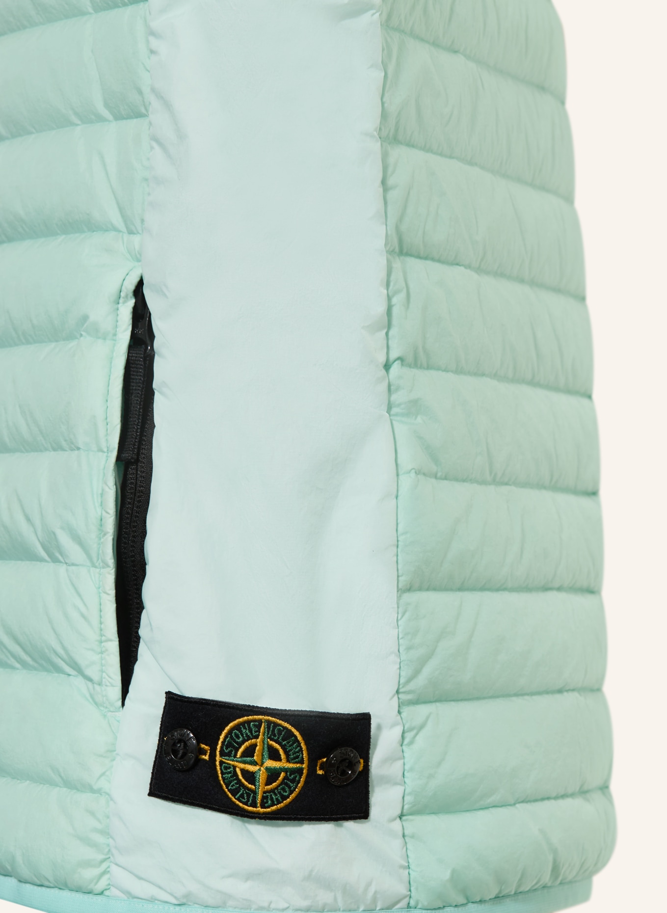 STONE ISLAND JUNIOR Lightweight-Daunenweste: MINT