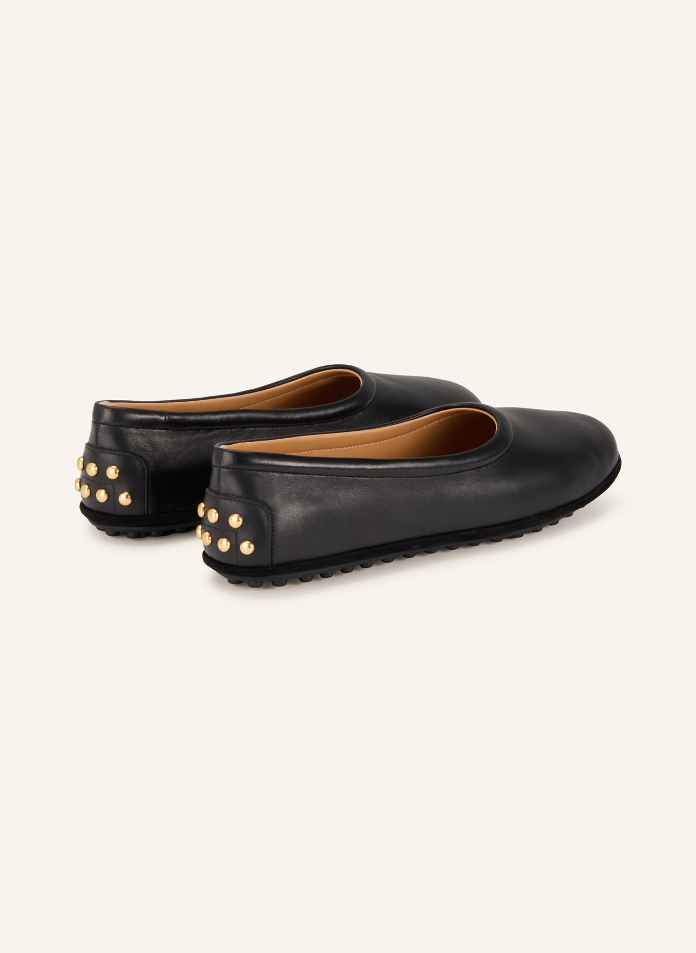 TOD'S Ballerinas GOMMA: SCHWARZ