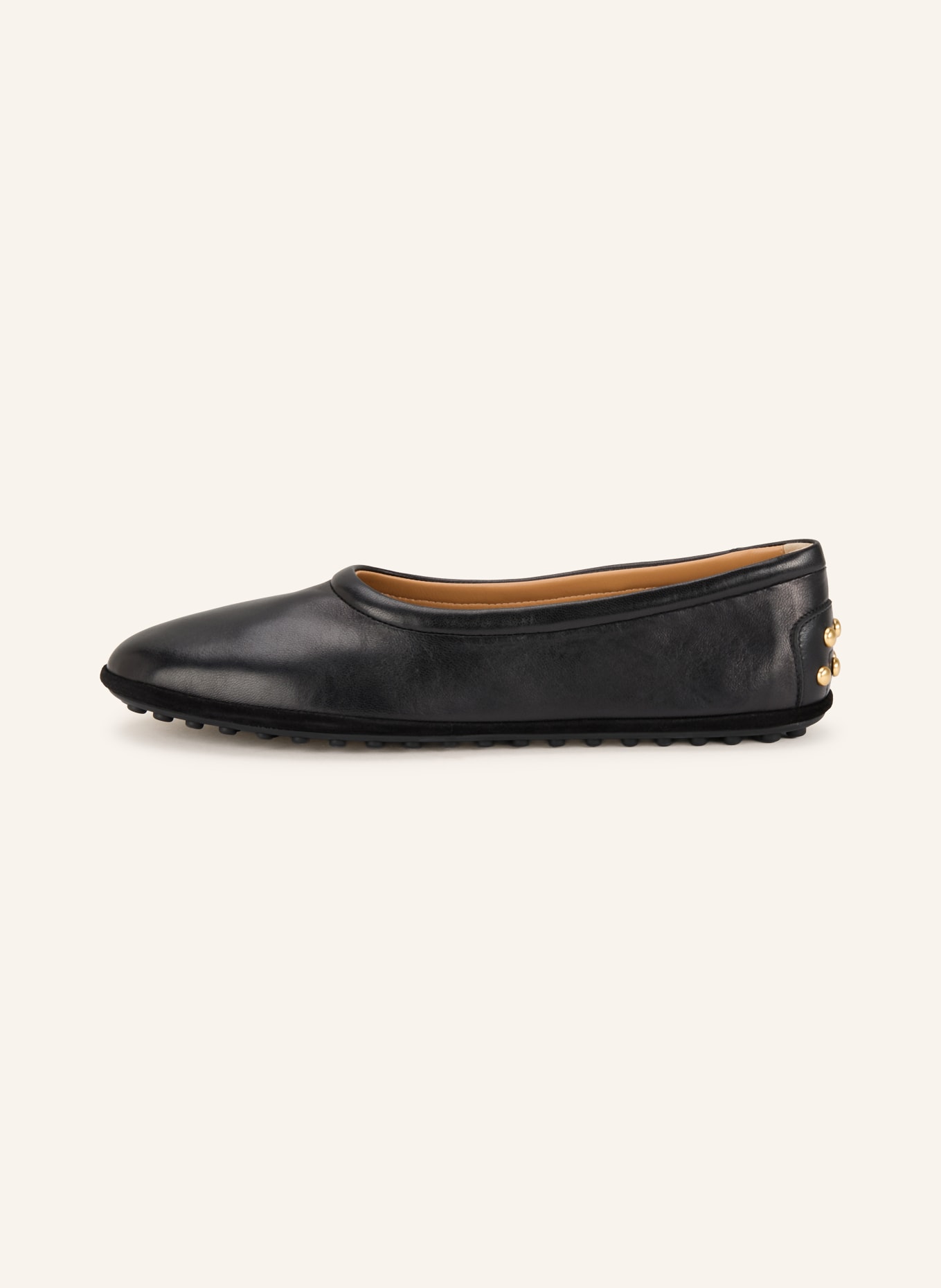 TOD'S Ballerinas GOMMA: SCHWARZ