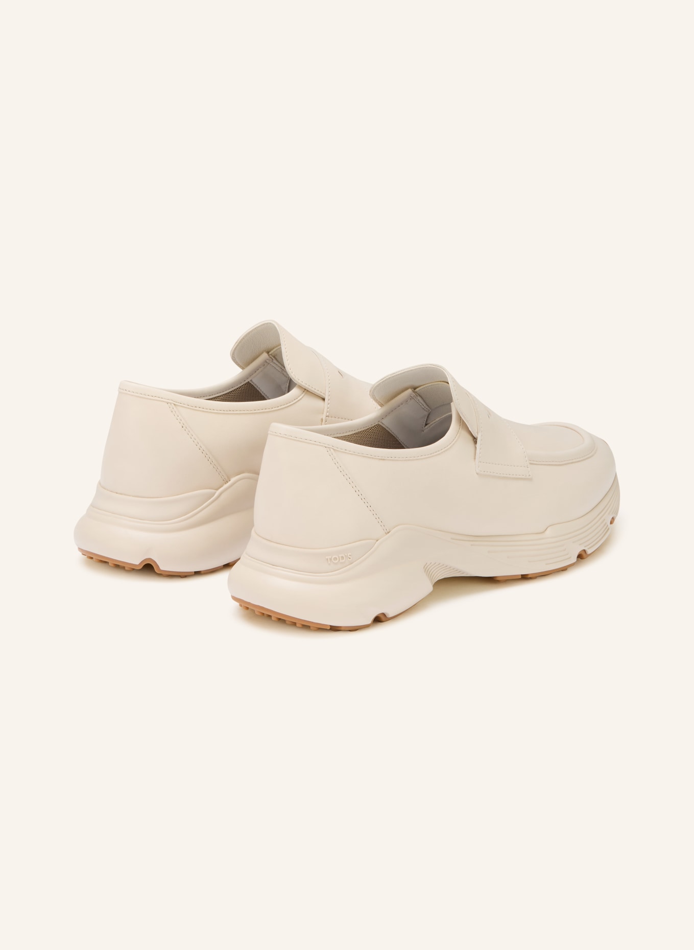 TOD'S Trampki wsuwane: KREMOWY