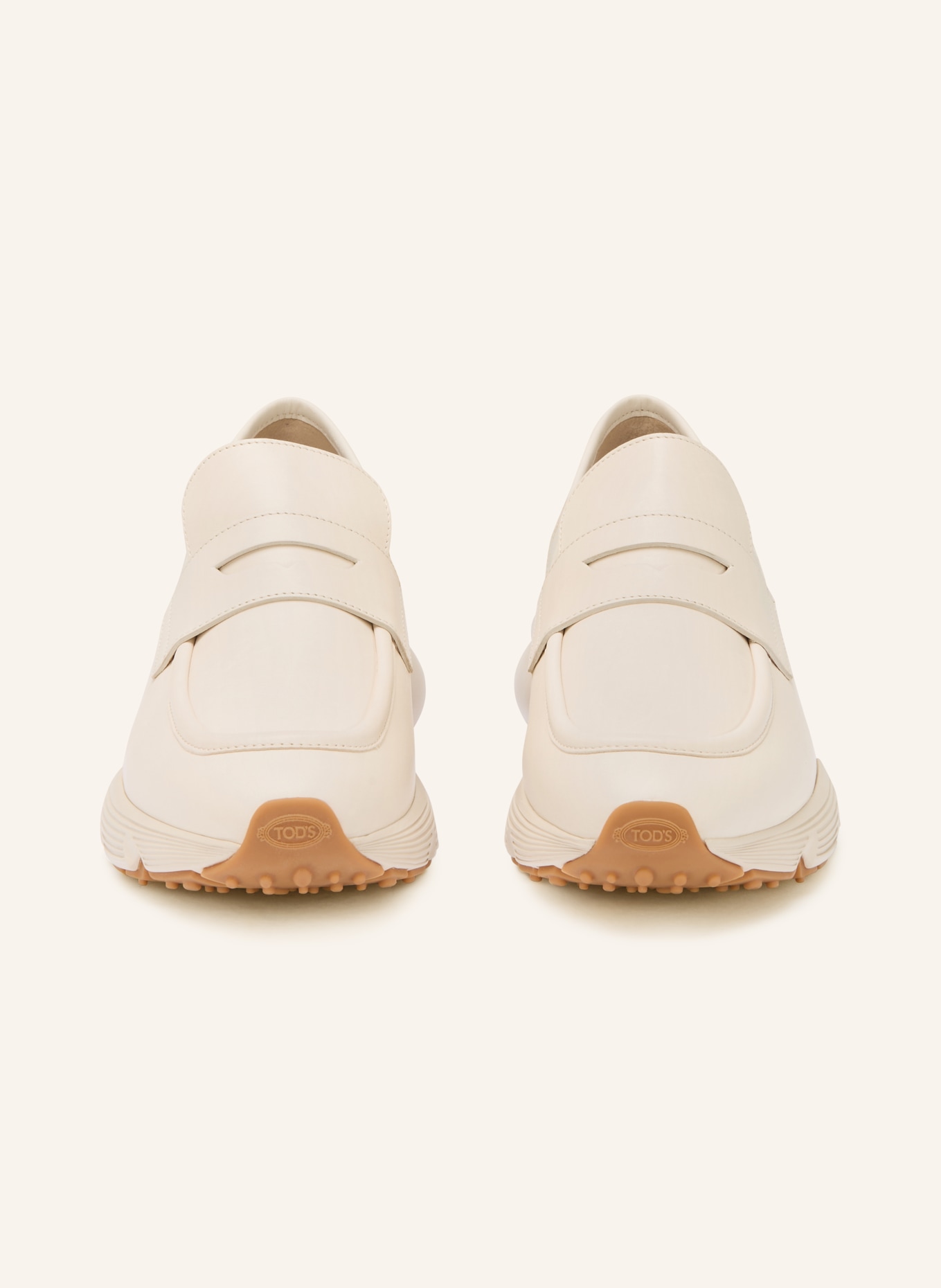 TOD'S Trampki wsuwane: KREMOWY