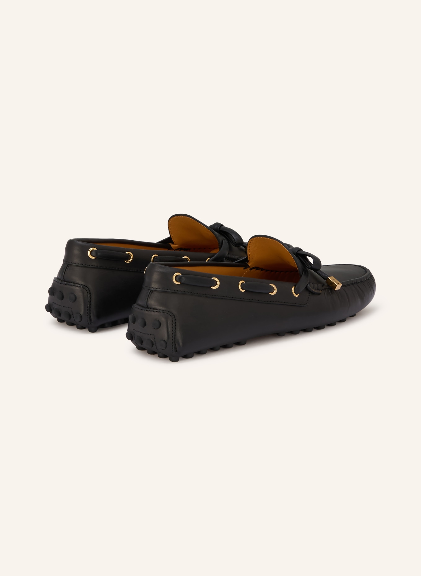 TOD'S GOMMINO loafers: BLACK