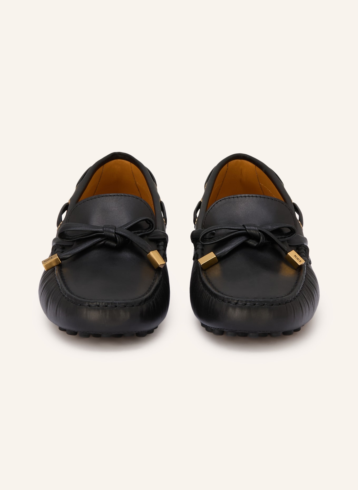 TOD'S GOMMINO loafers: BLACK