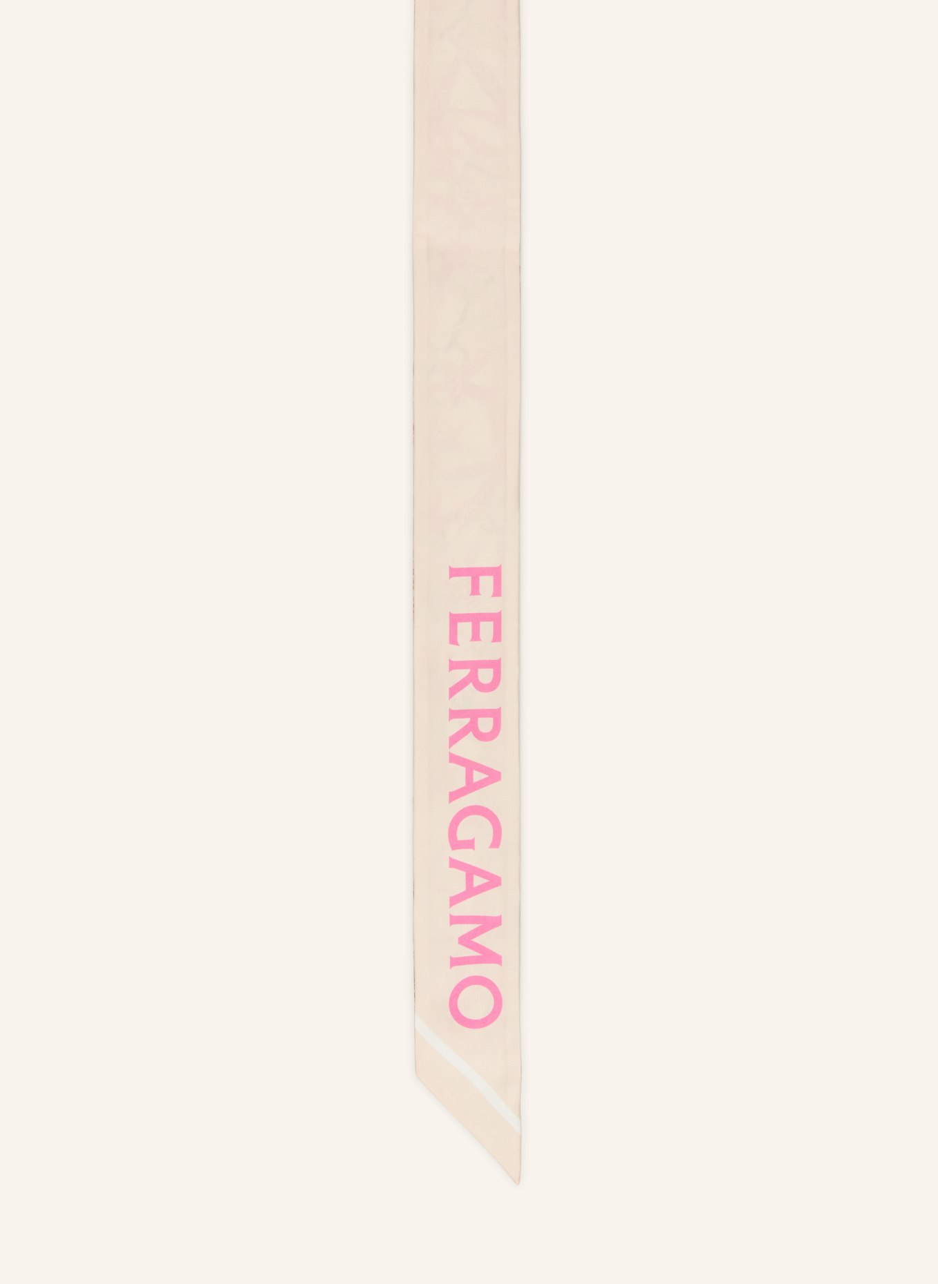 FERRAGAMO Seidenschal: BEIGE / PINK / OLIV