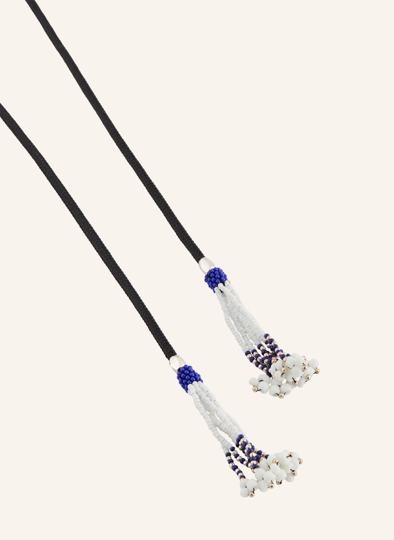 ISABEL MARANT Halskette NINA: WEISS / GOLD / DUNKELBLAU