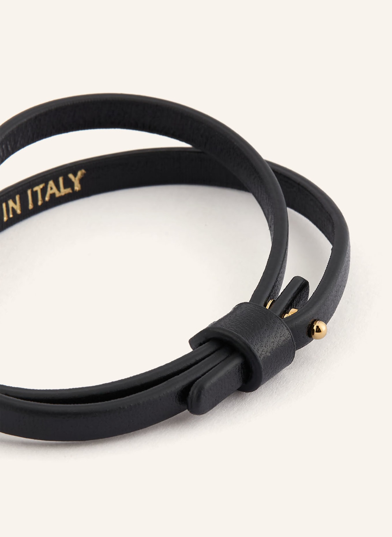 FERRAGAMO Armband: SCHWARZ / GOLD