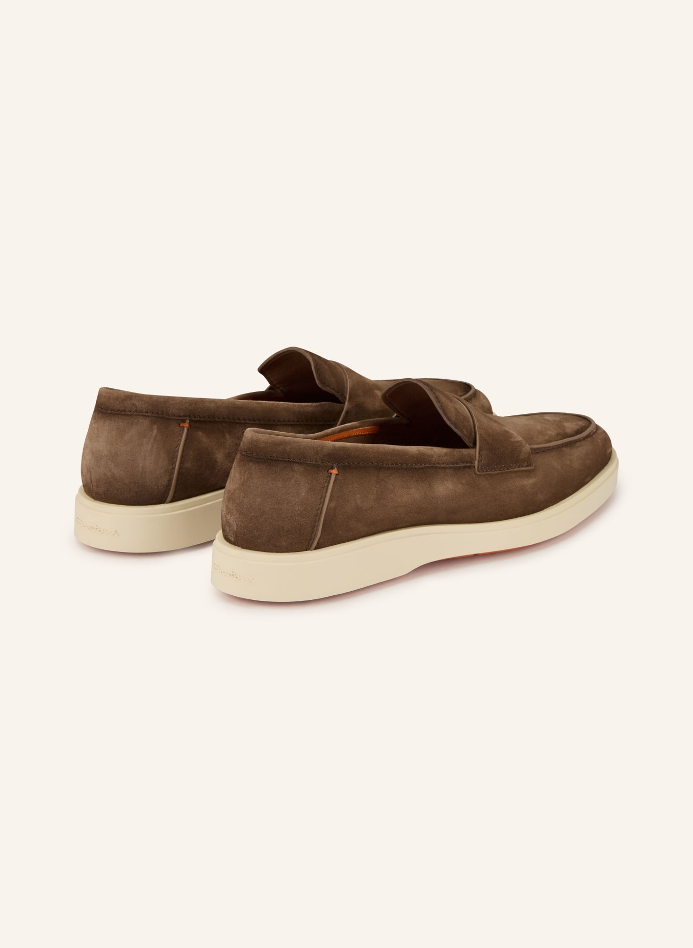 Santoni Loafer REVOLVE: BRAUN / ORANGE