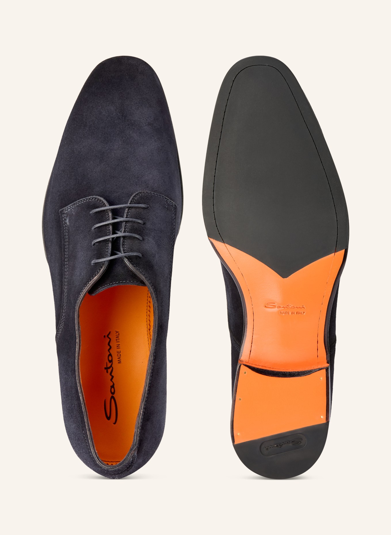 Santoni Schnürer ARCHER: DUNKELBLAU