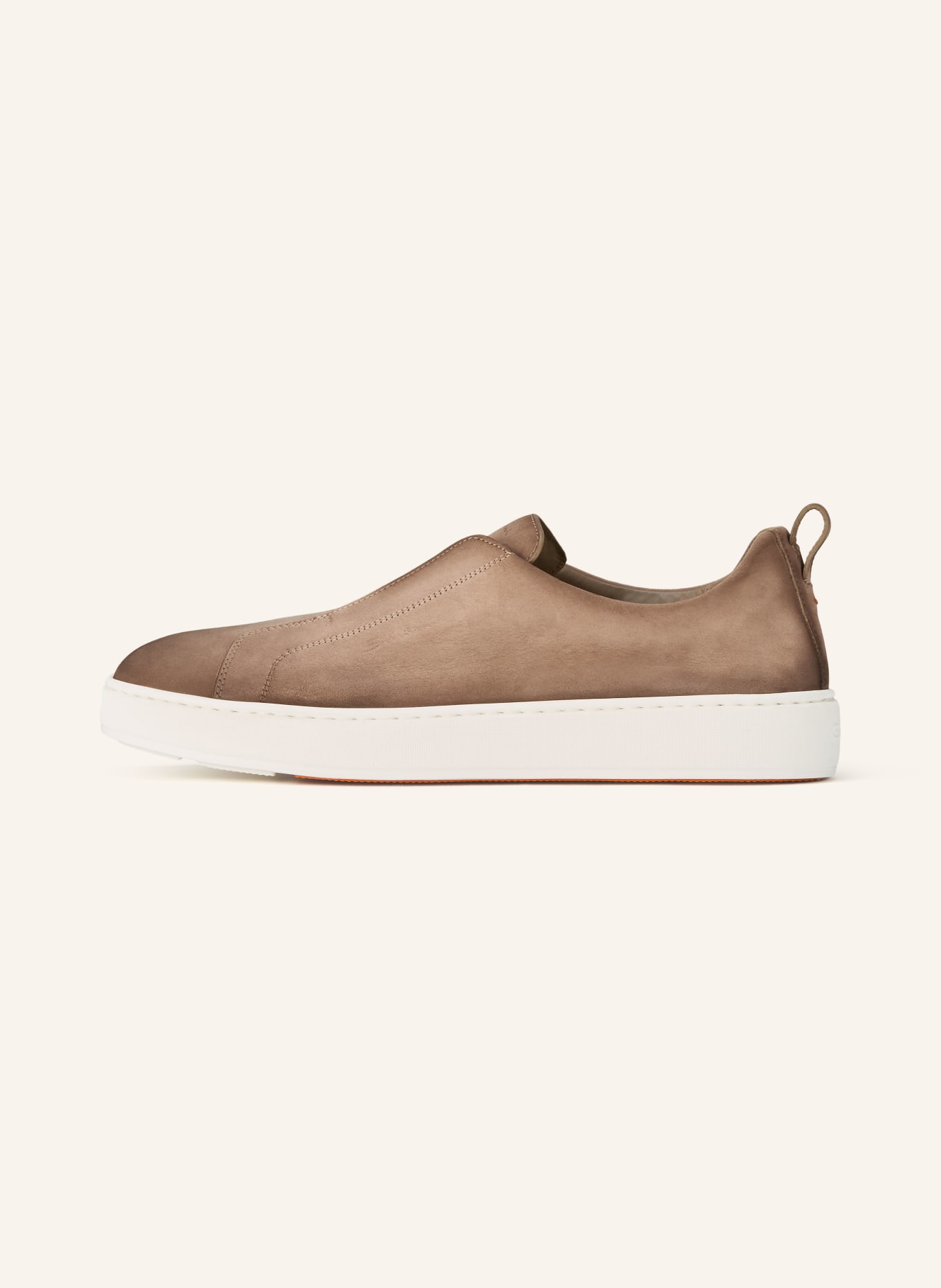Santoni VICTORY slip-on sneakers: TAUPE