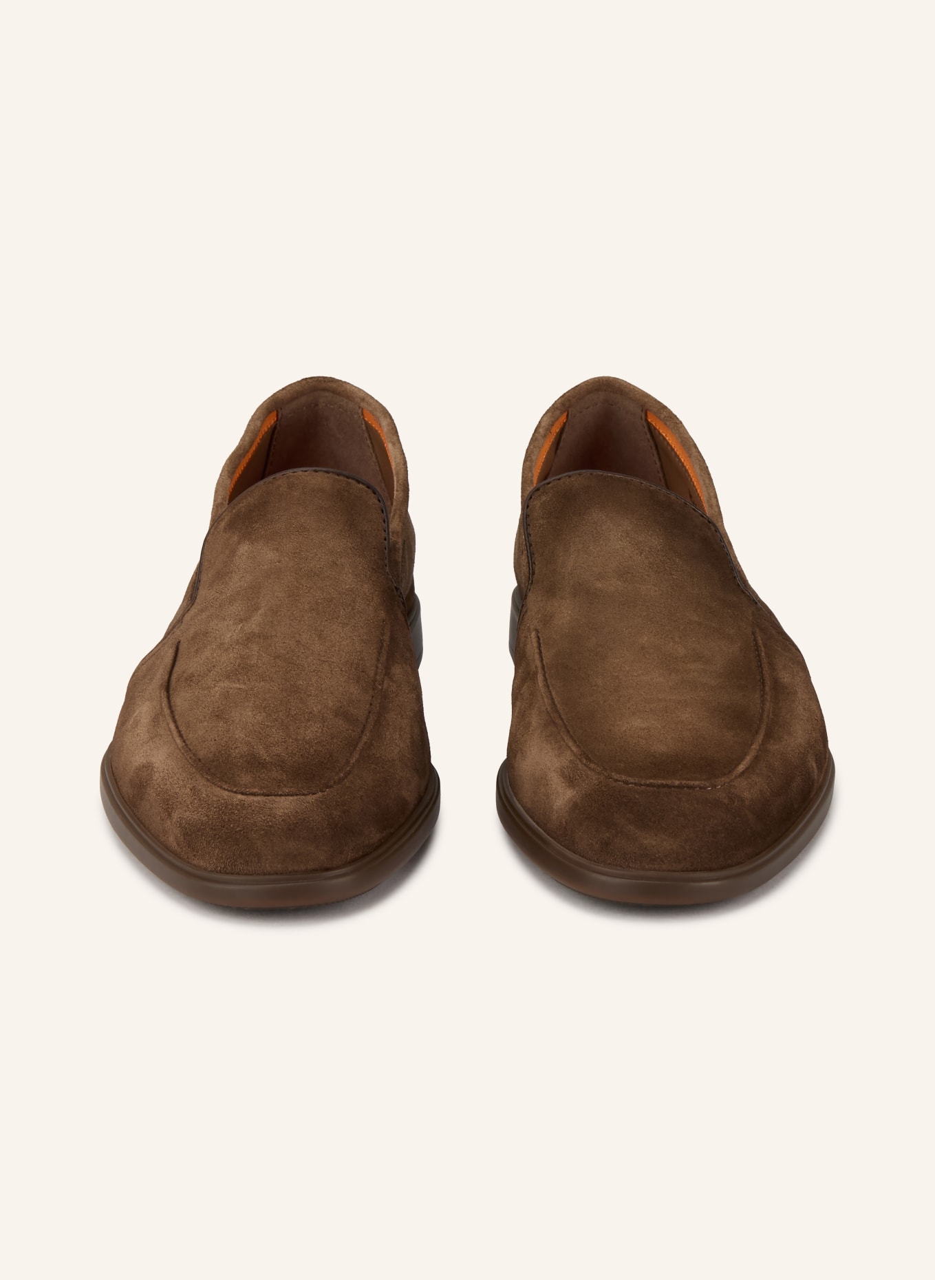 Santoni MALIBU slippers: DARK BROWN