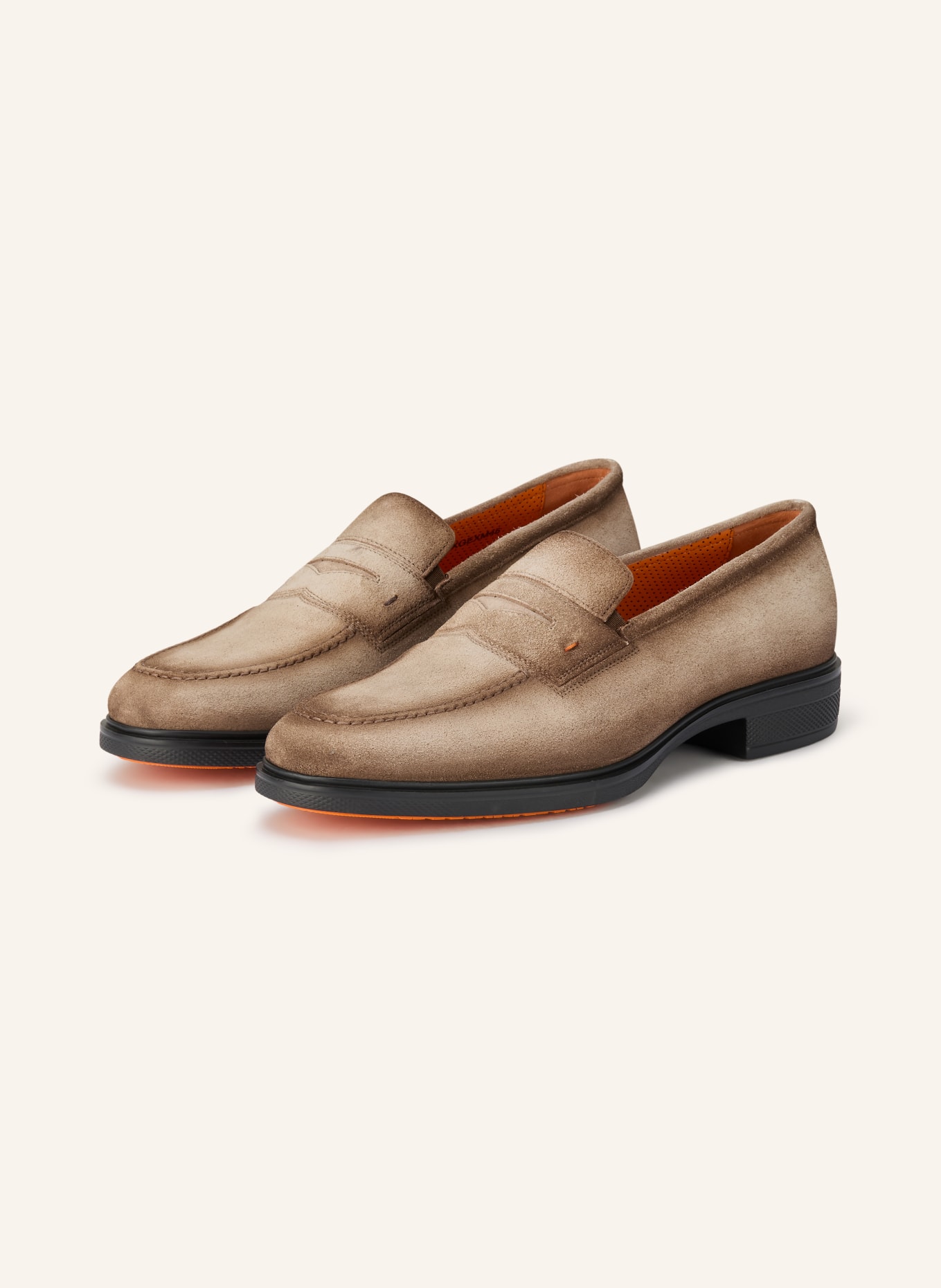 Santoni EASY loafer: BROWN