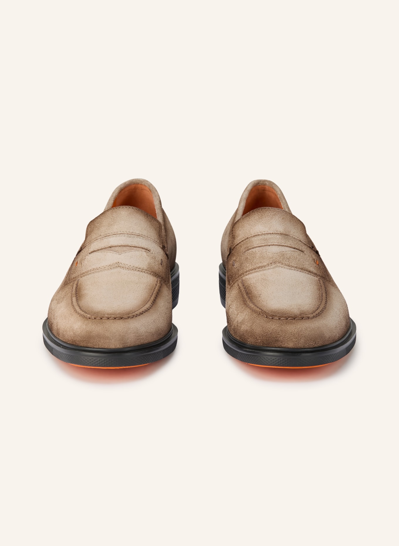 Santoni EASY loafer: BROWN