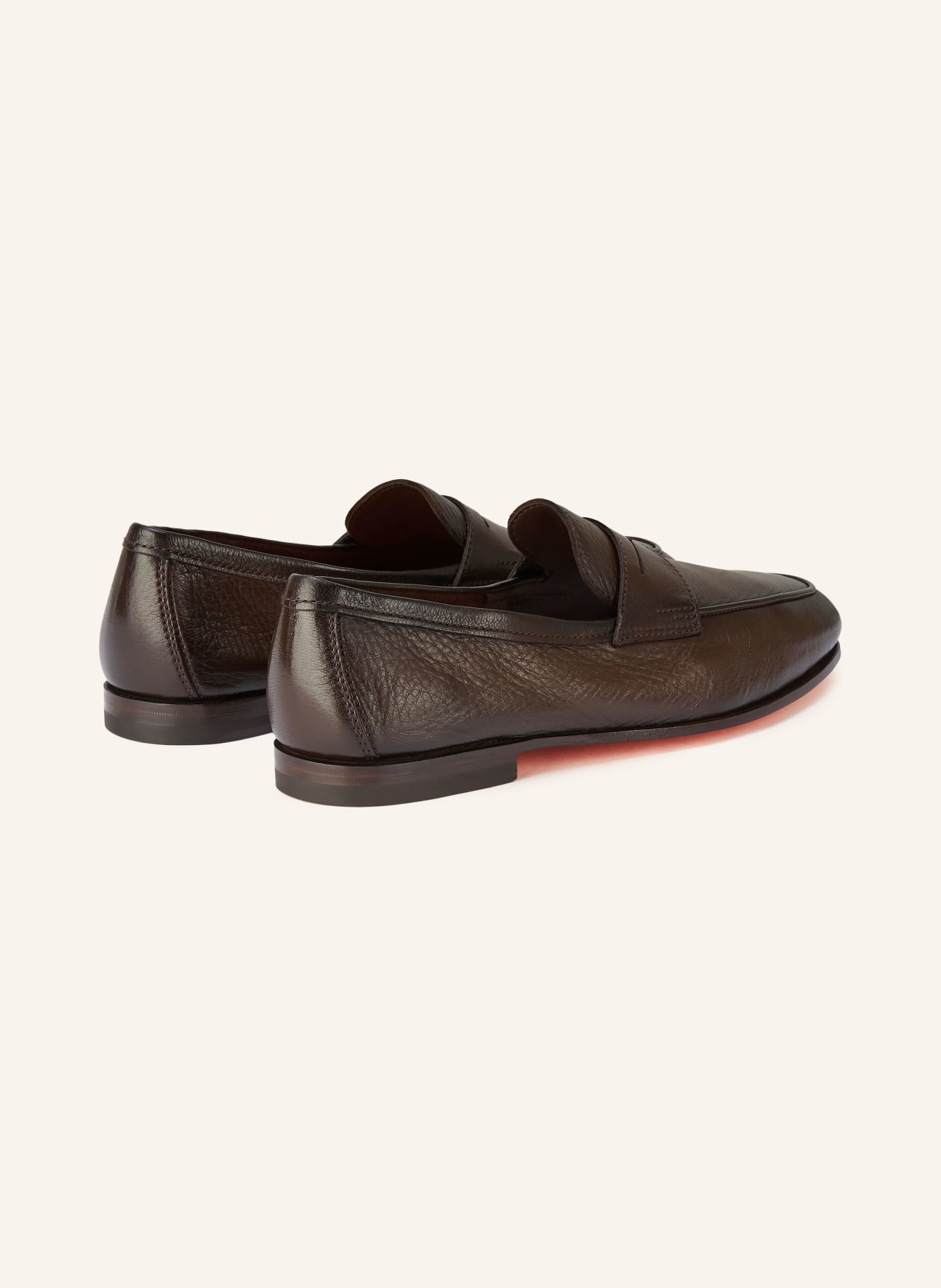 Santoni Penny-Loafer CARLOS: DUNKELBRAUN