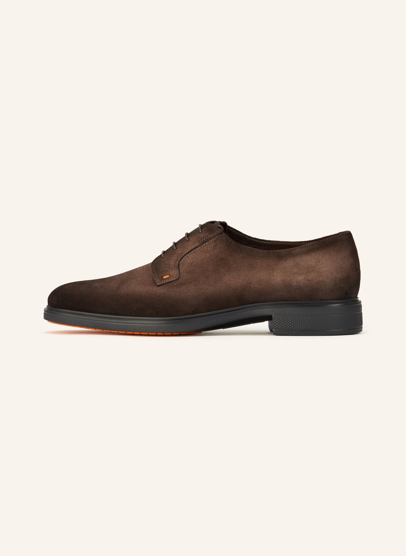 Santoni EASY REVLO lace-up shoes: DARK BROWN
