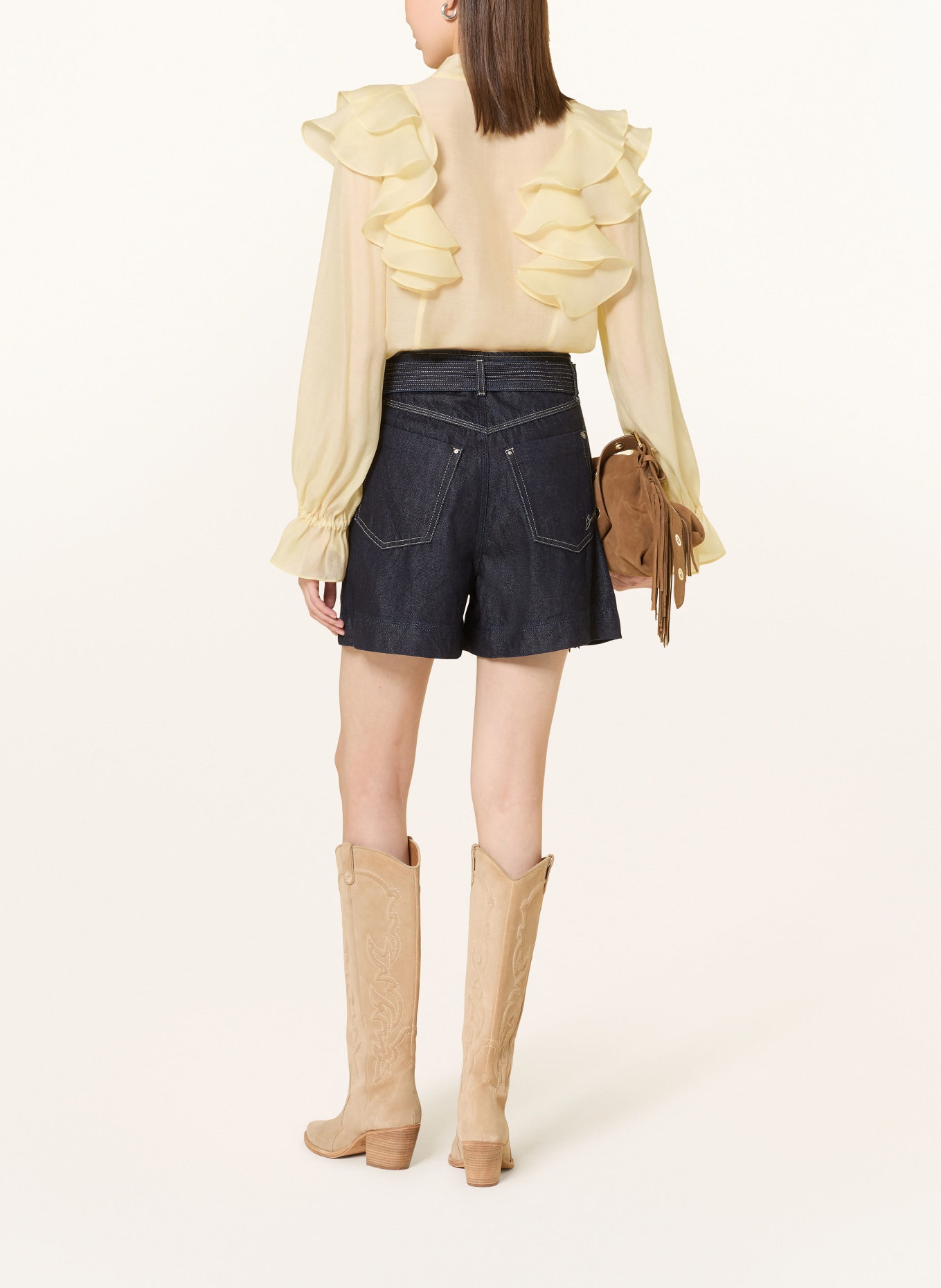 MRS & HUGS Halenka s volány: ŽLUTÁ