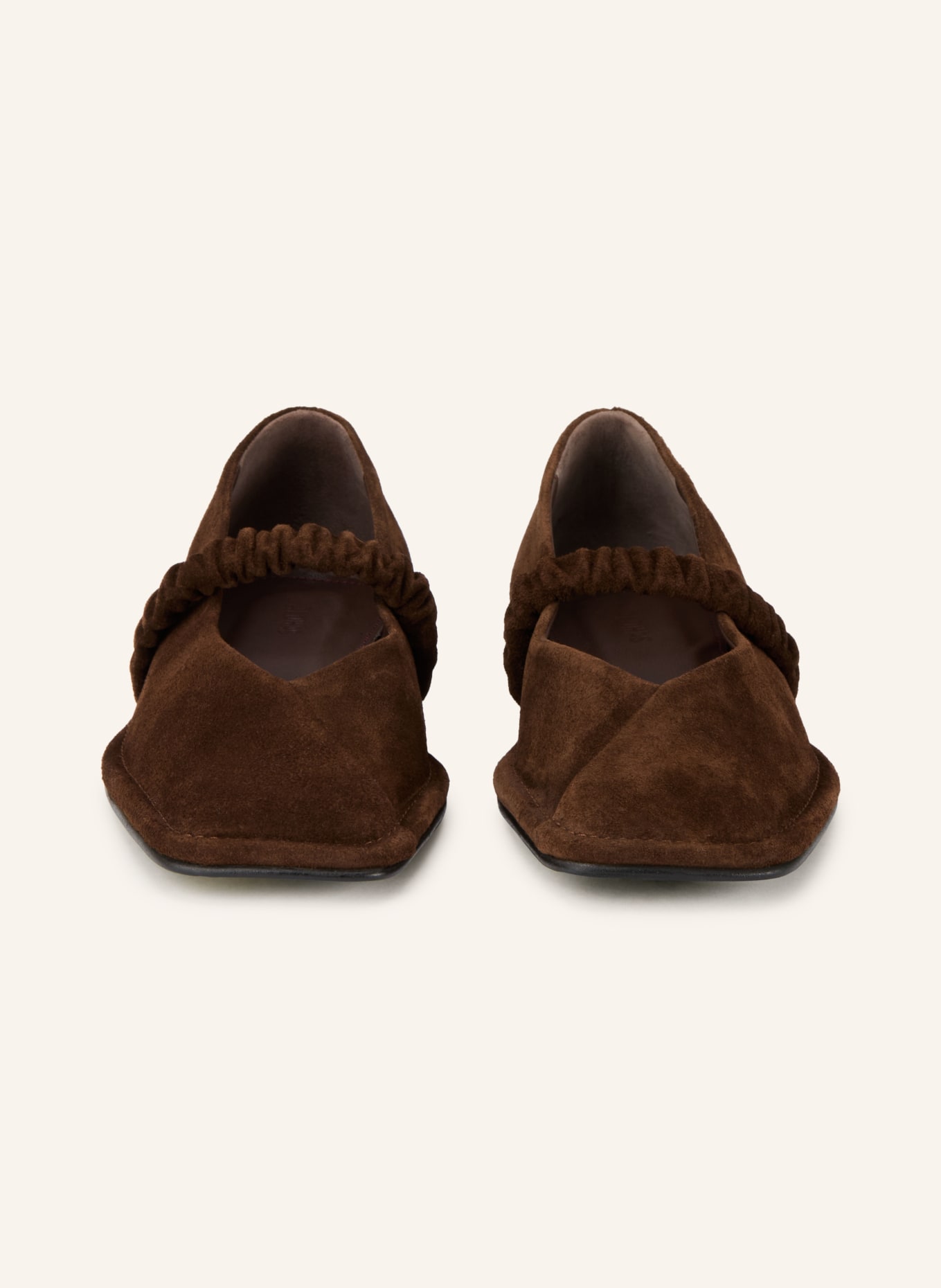 ALOHAS Mary-Jane-Ballerinas LAUTAN: DUNKELBRAUN