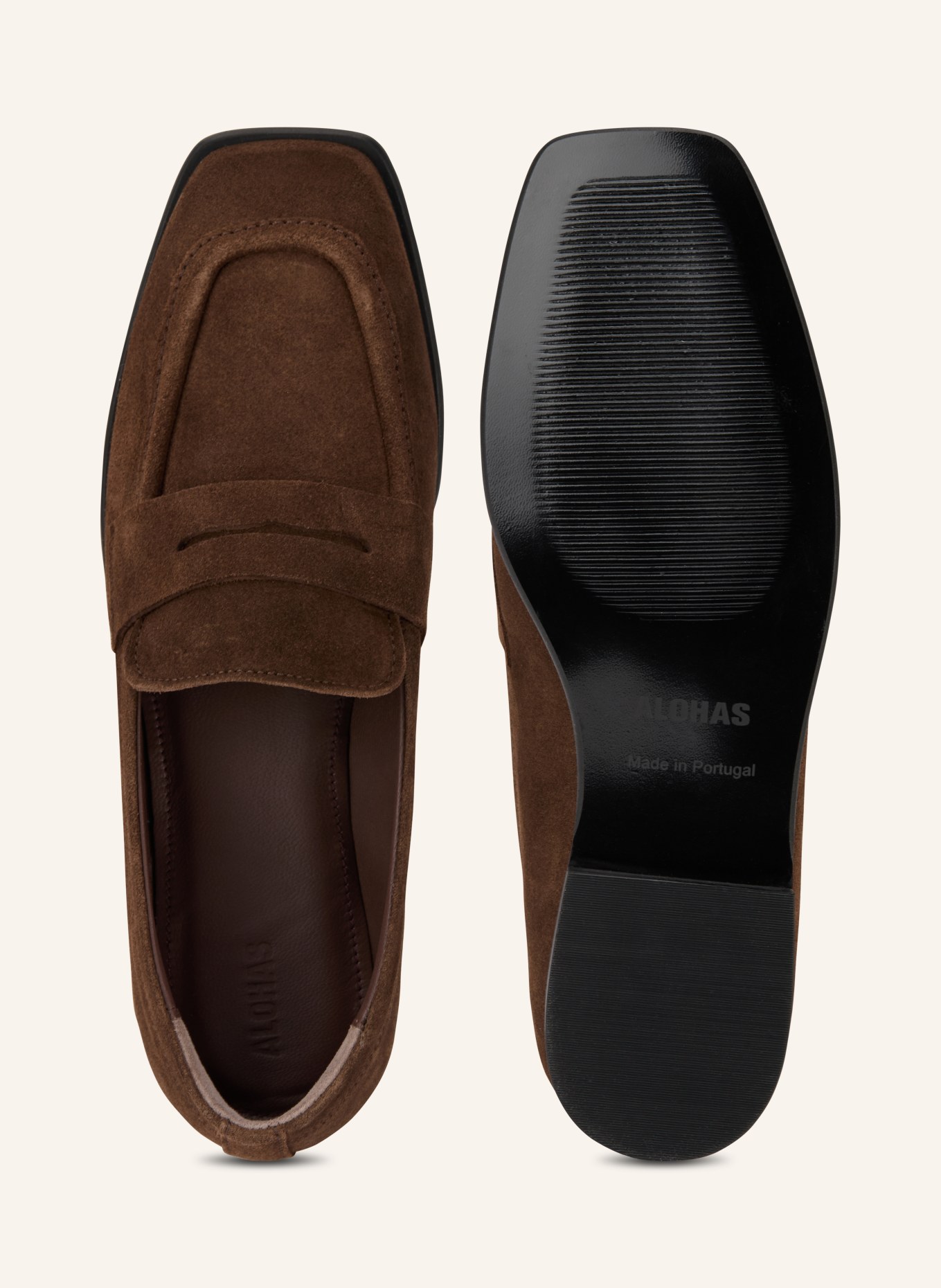 ALOHAS Penny-Loafer ZAHA: BRAUN