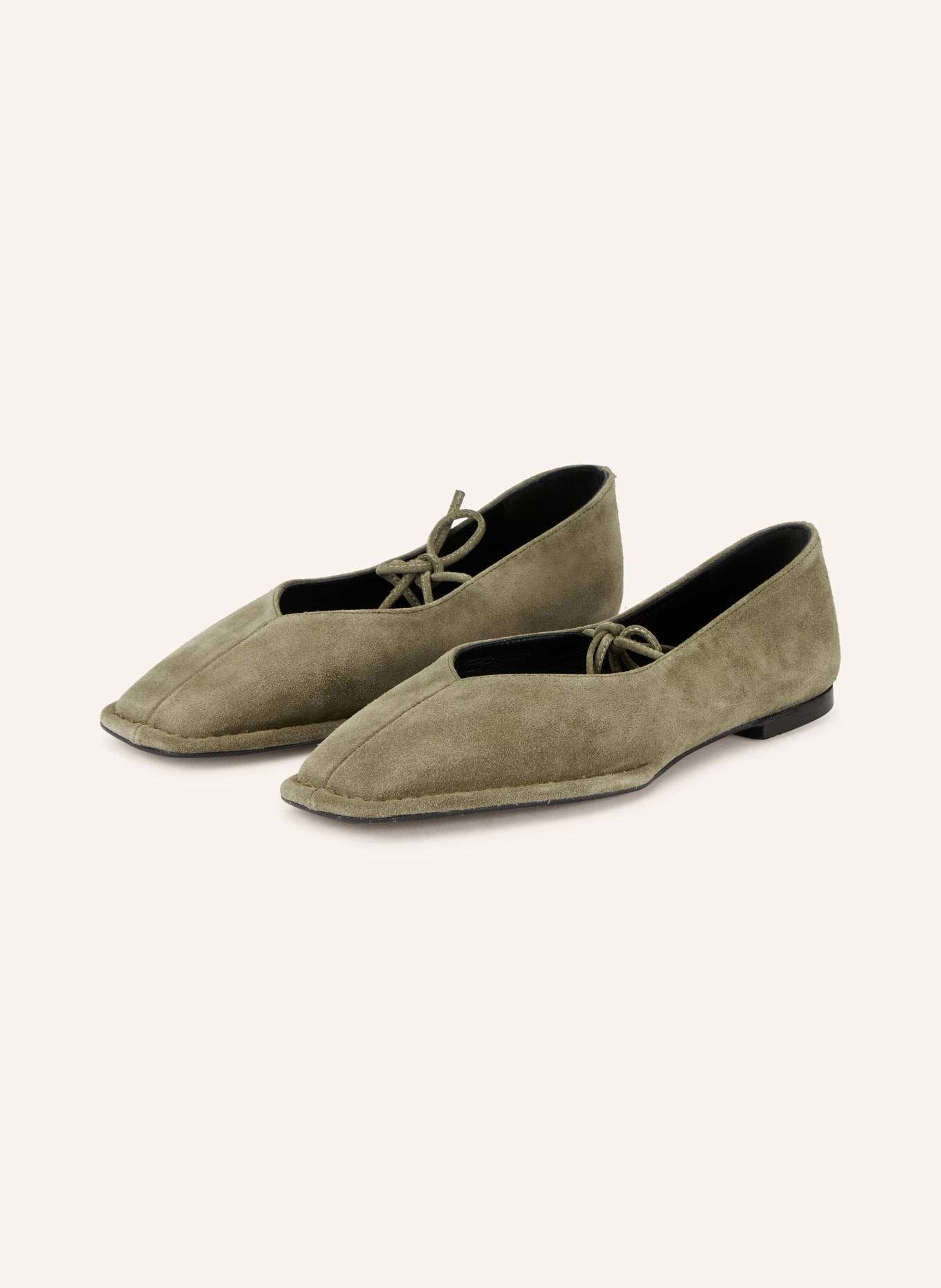 ALOHAS SWAY ballerina flats: KHAKI