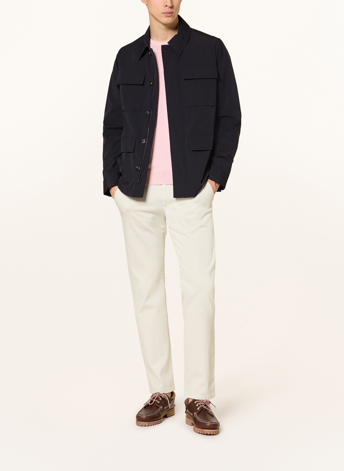 STROKESMAN'S Fieldjacket: DUNKELBLAU