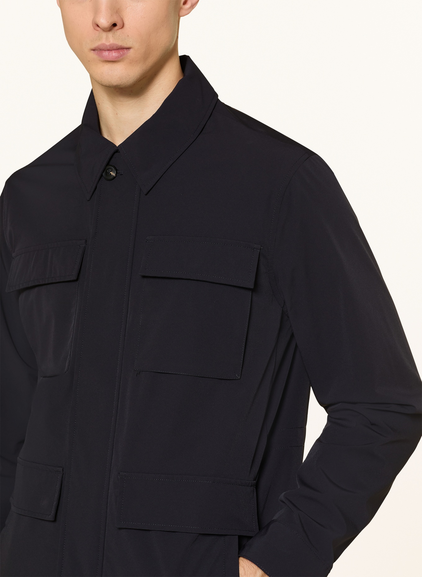 STROKESMAN'S Fieldjacket: DUNKELBLAU