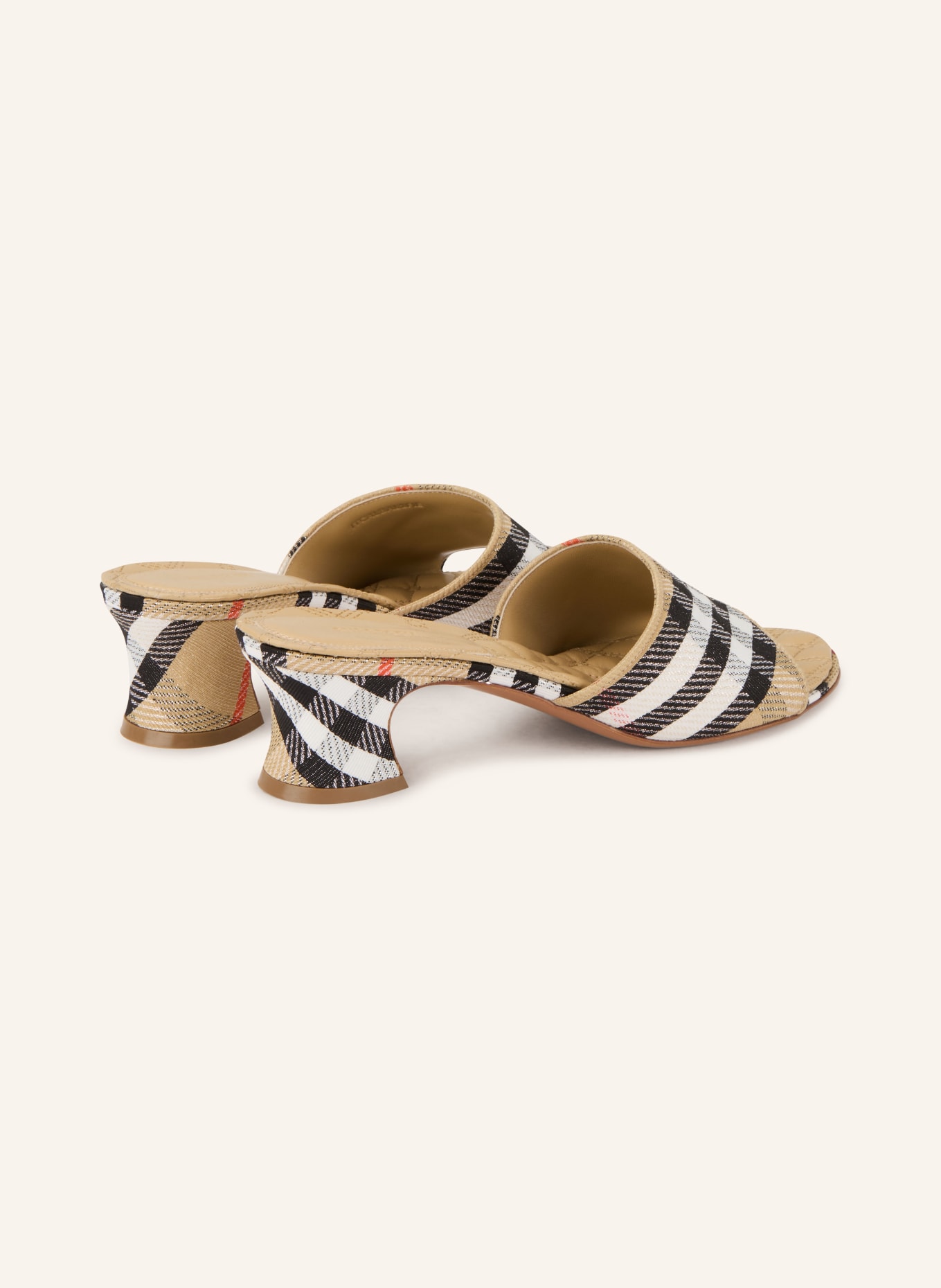 BURBERRY Pantofle SLOANE: VELBLOUDÍ / KRÉMOVÁ / ČERNÁ