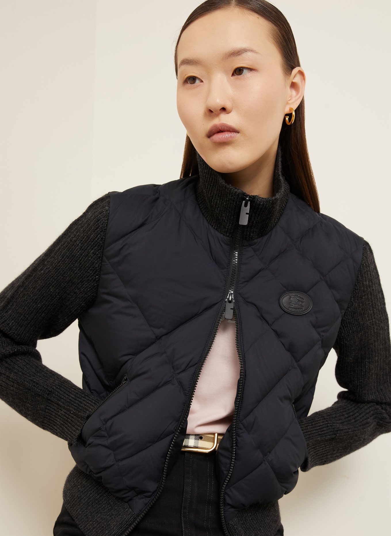 BURBERRY Steppjacke KELSLEY: SCHWARZ