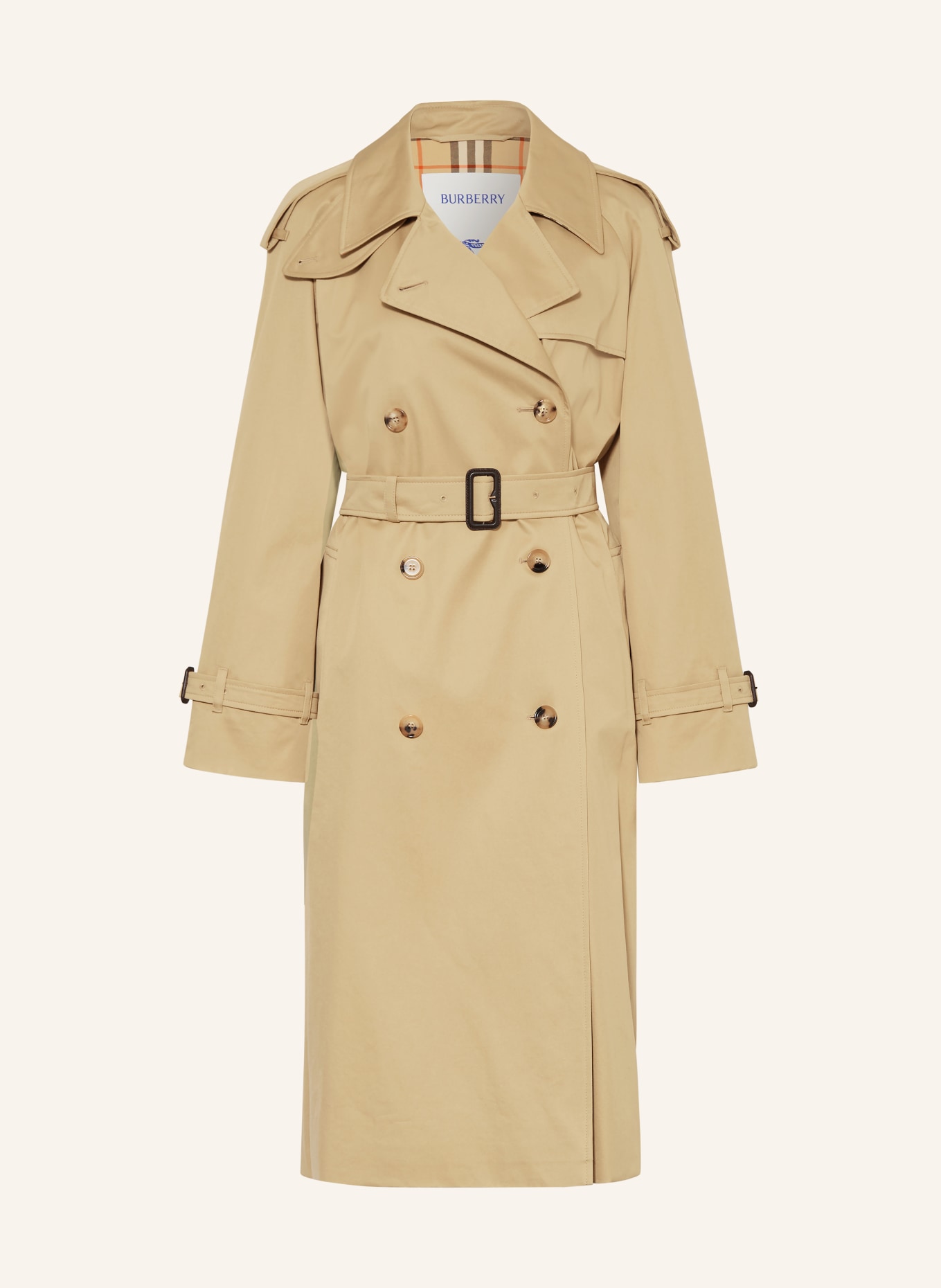 BURBERRY Castleford trench coat: DARK YELLOW