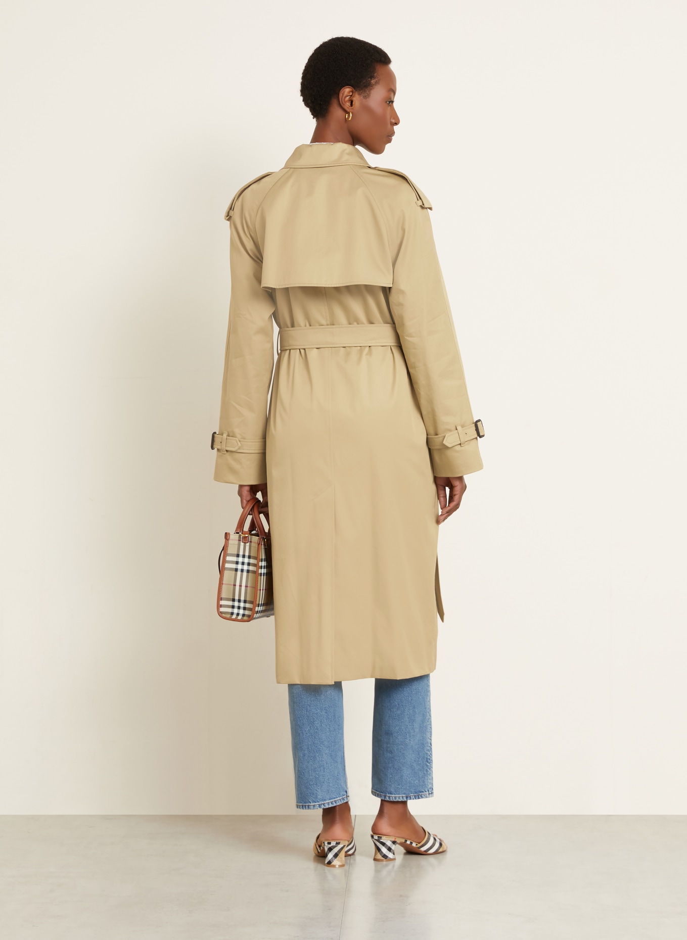 BURBERRY Castleford trench coat: DARK YELLOW