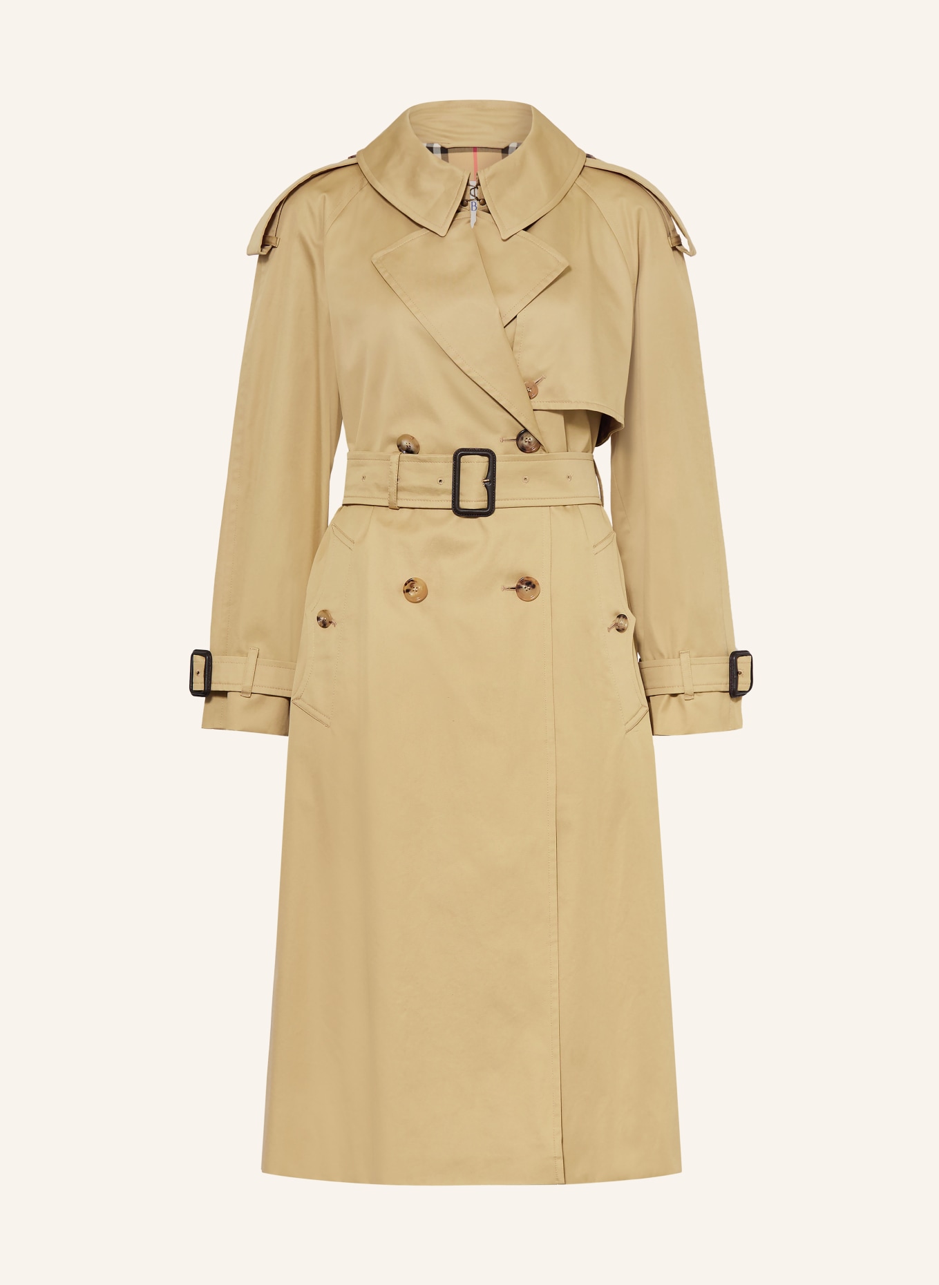 BURBERRY Trenchcoat FITZROVIA: DUNKELGELB