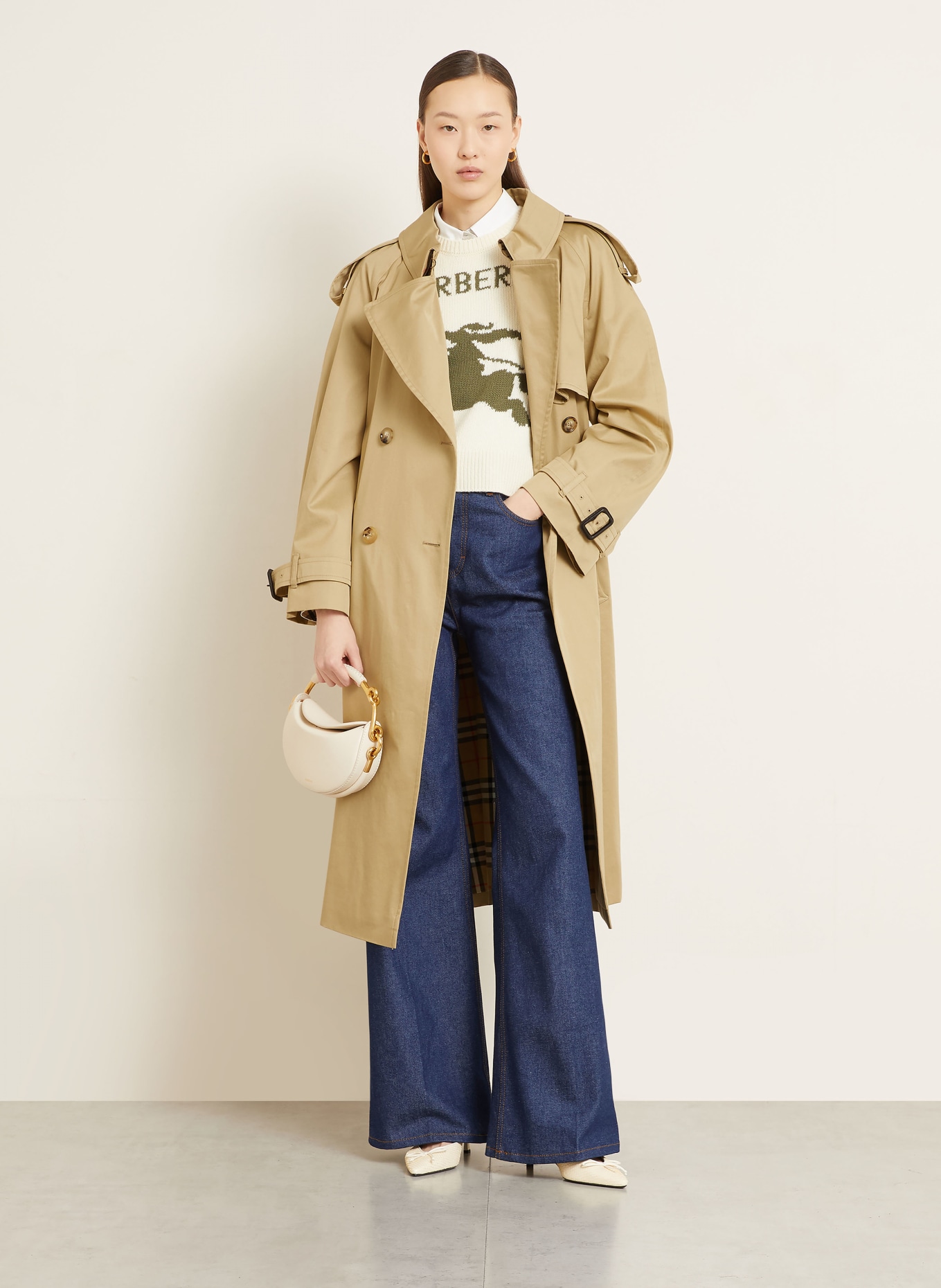 BURBERRY Trenchcoat FITZROVIA: DUNKELGELB
