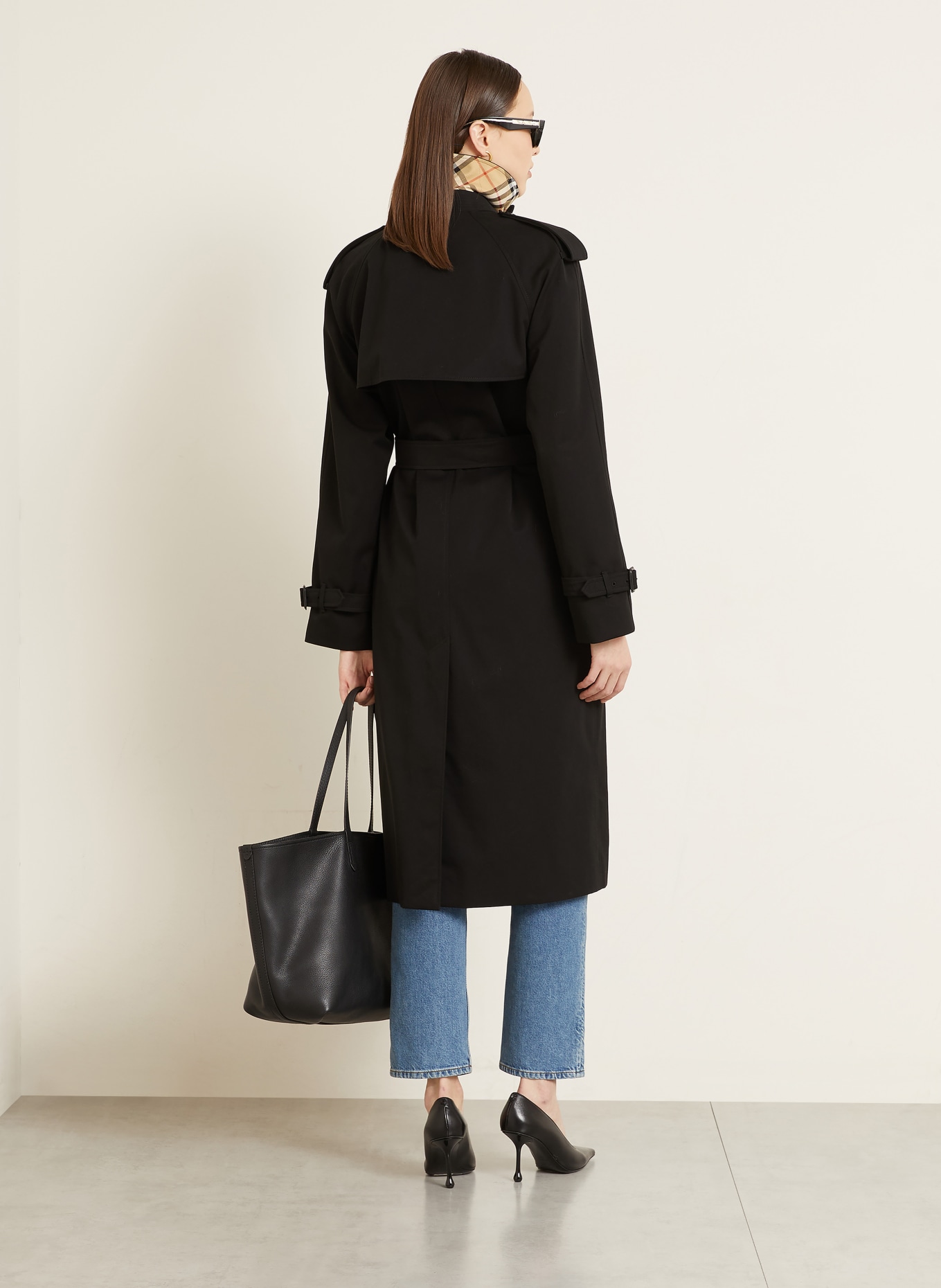 BURBERRY Trenchcoat CASTLEFORD: ČERNÁ