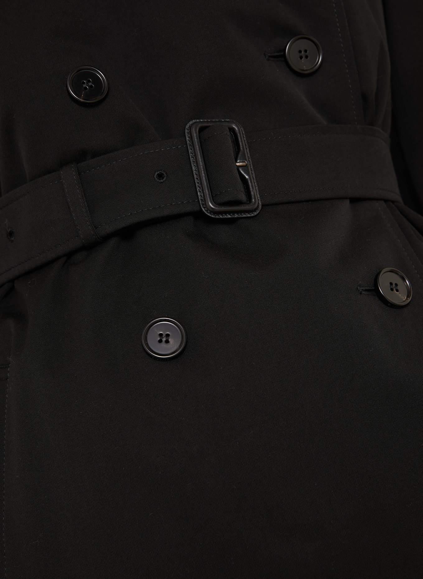 BURBERRY Trenchcoat CASTLEFORD: ČERNÁ